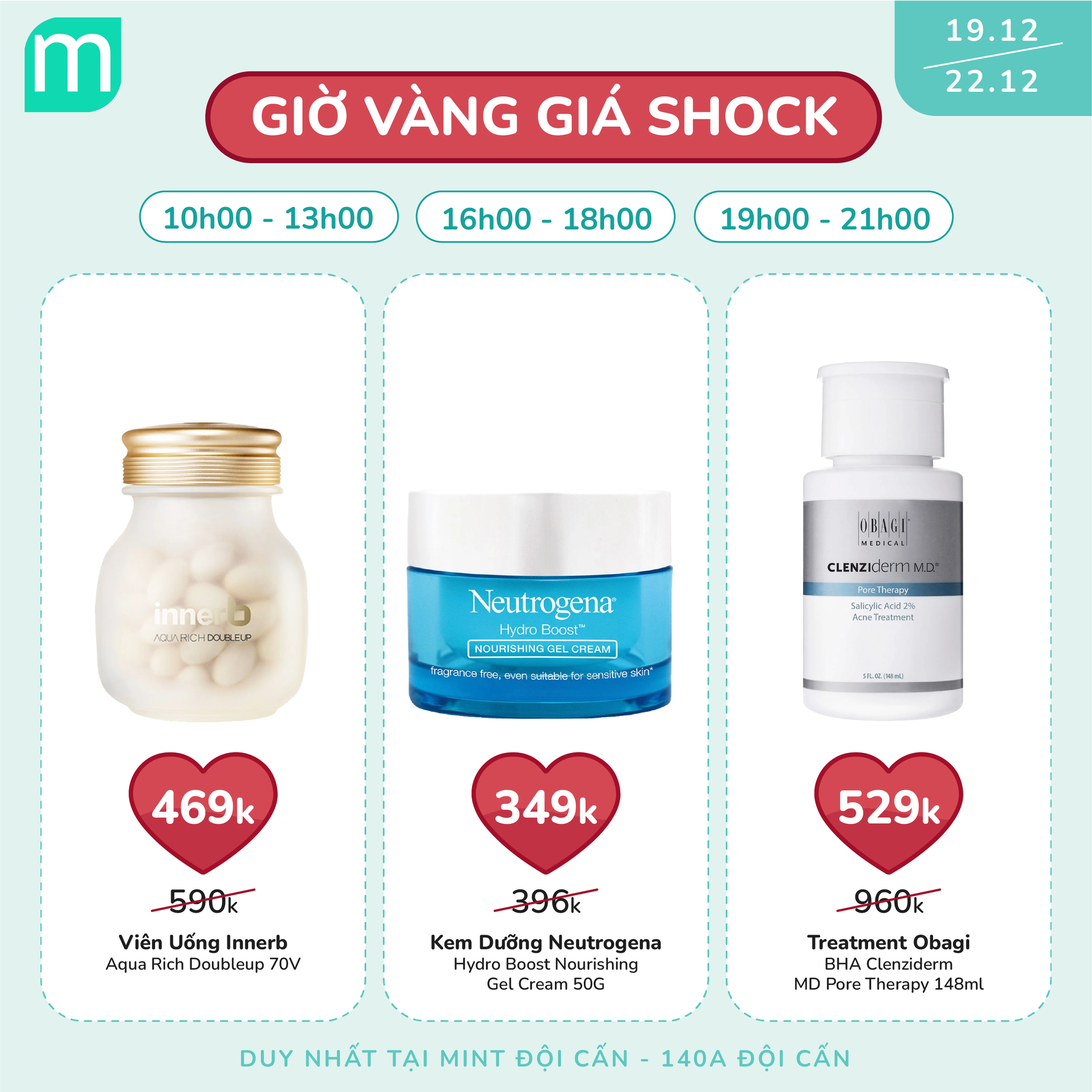 DEAL GIỜ VÀNG GIÁ SHOCK Tại Mint Đội Cấn 