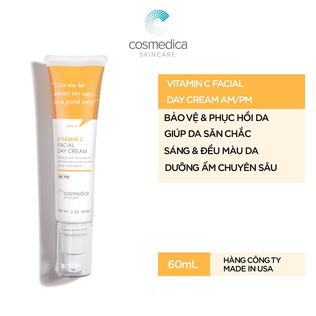 Kem Dưỡng Cosmedica Vitamin C Facial Day Cream 60ml Mint Cosmetics Save The Best For You!