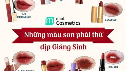 Những Màu Son Phải Thử Mùa Giáng Sinh Này