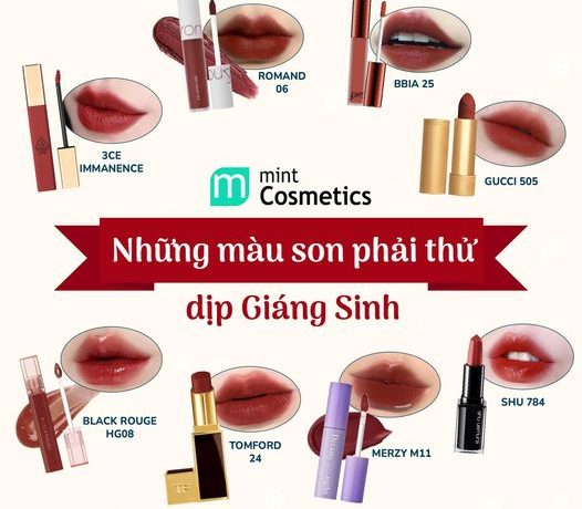 Những Màu Son Phải Thử Mùa Giáng Sinh Này