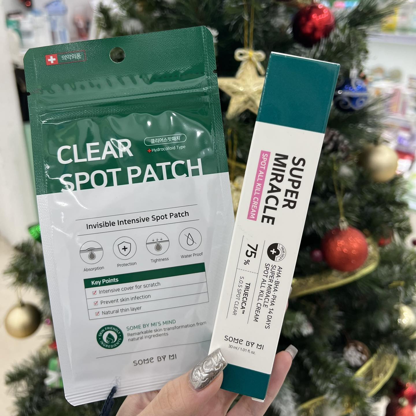 Review: Chấm Mụn + Dán Mụn Some By Mi 