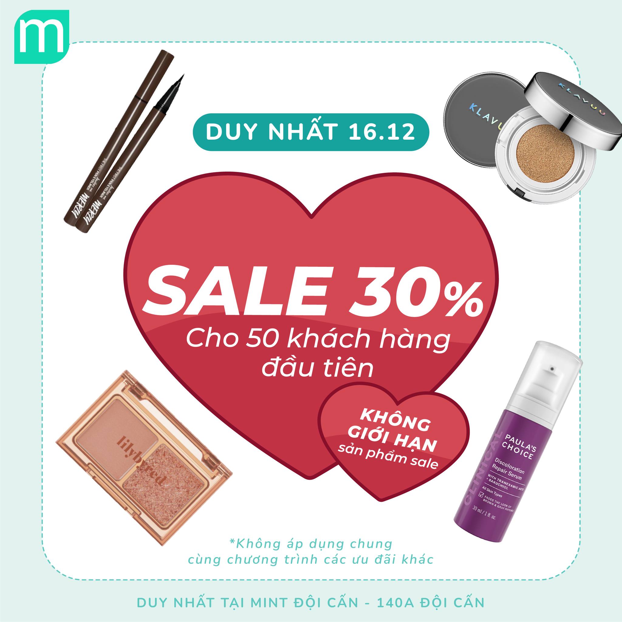 Từng Bừng Khai Trương Mint Đội Cấn - Ngập Tràn Ưu Đãi Khủng