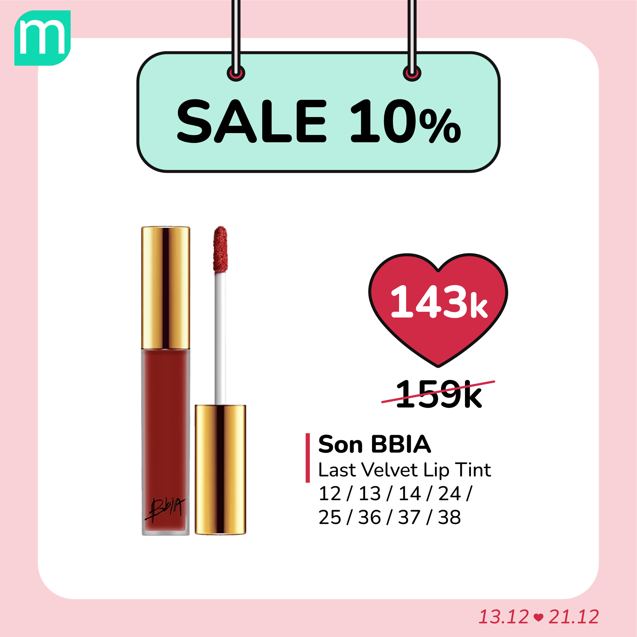 SALE SON 10% - GIÁ HỜI NHẤT NĂM