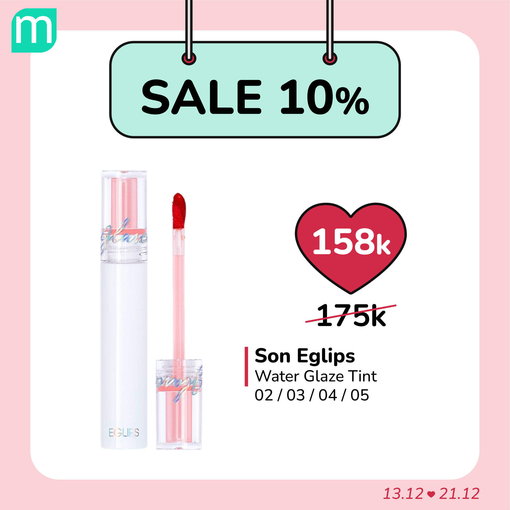 SALE SON 10% - GIÁ HỜI NHẤT NĂM