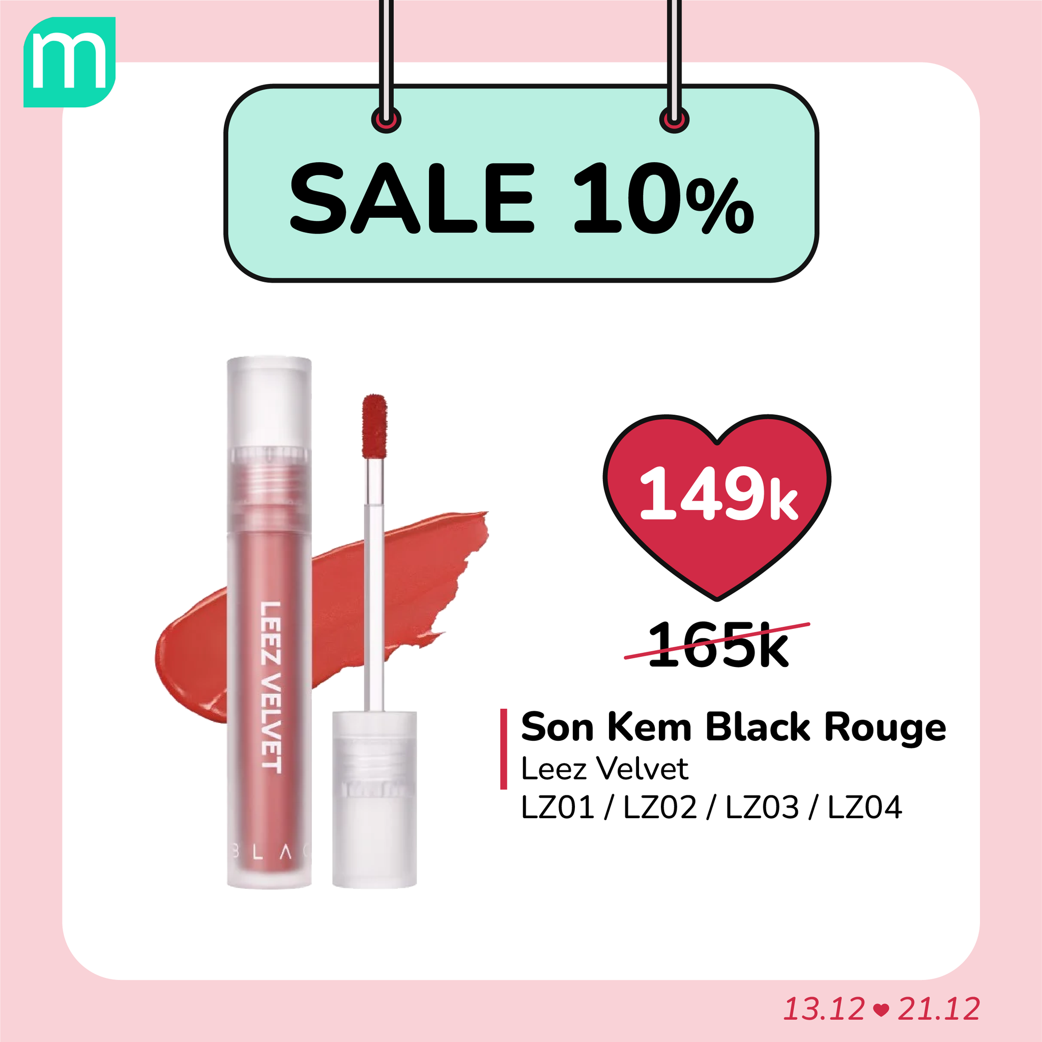 SALE SON 10% - GIÁ HỜI NHẤT NĂM