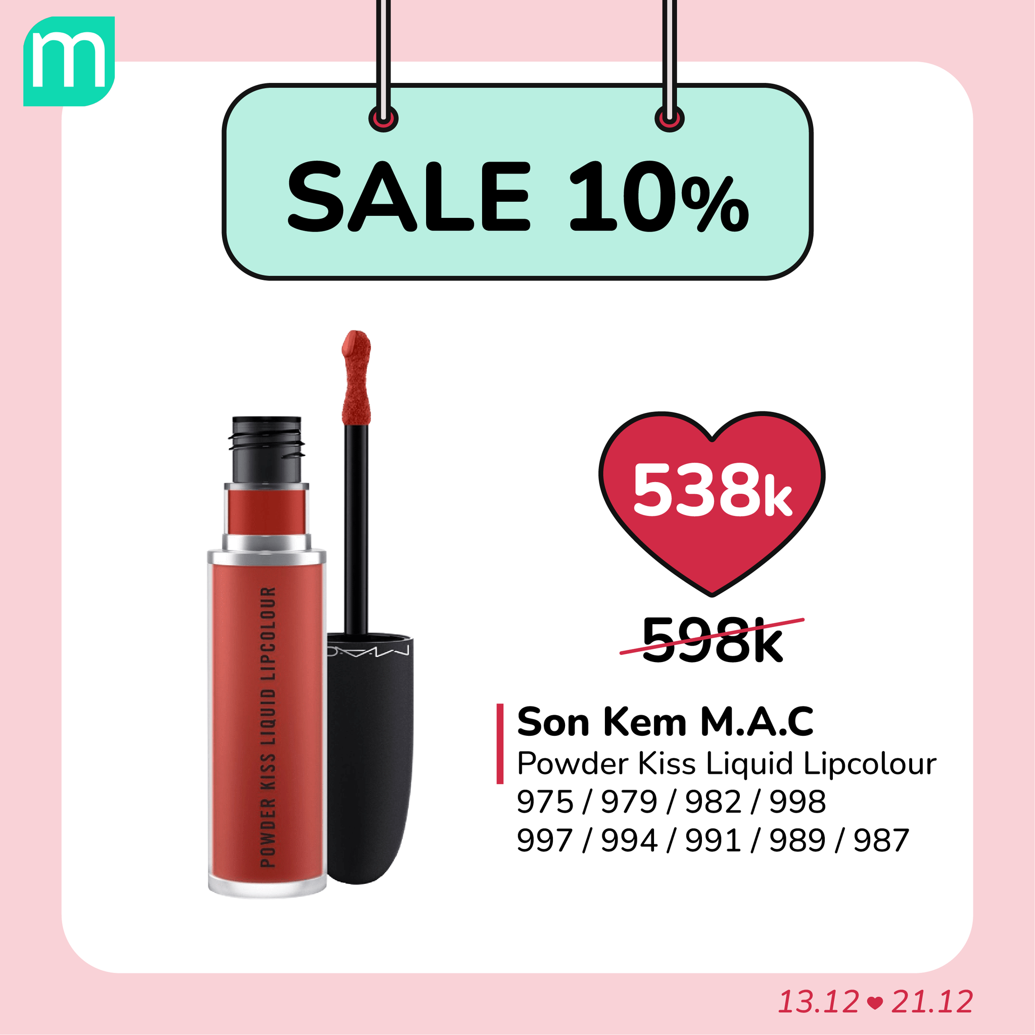 SALE SON 10% - GIÁ HỜI NHẤT NĂM