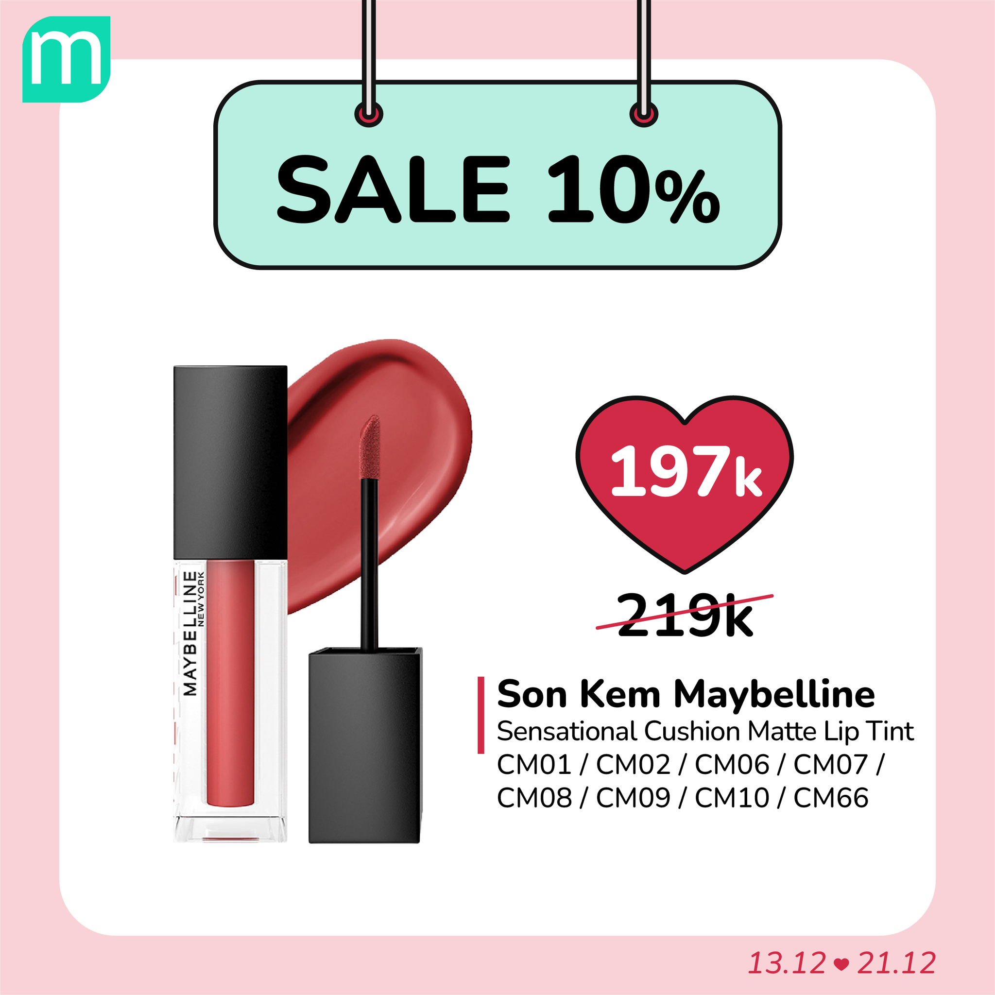 SALE SON 10% - GIÁ HỜI NHẤT NĂM