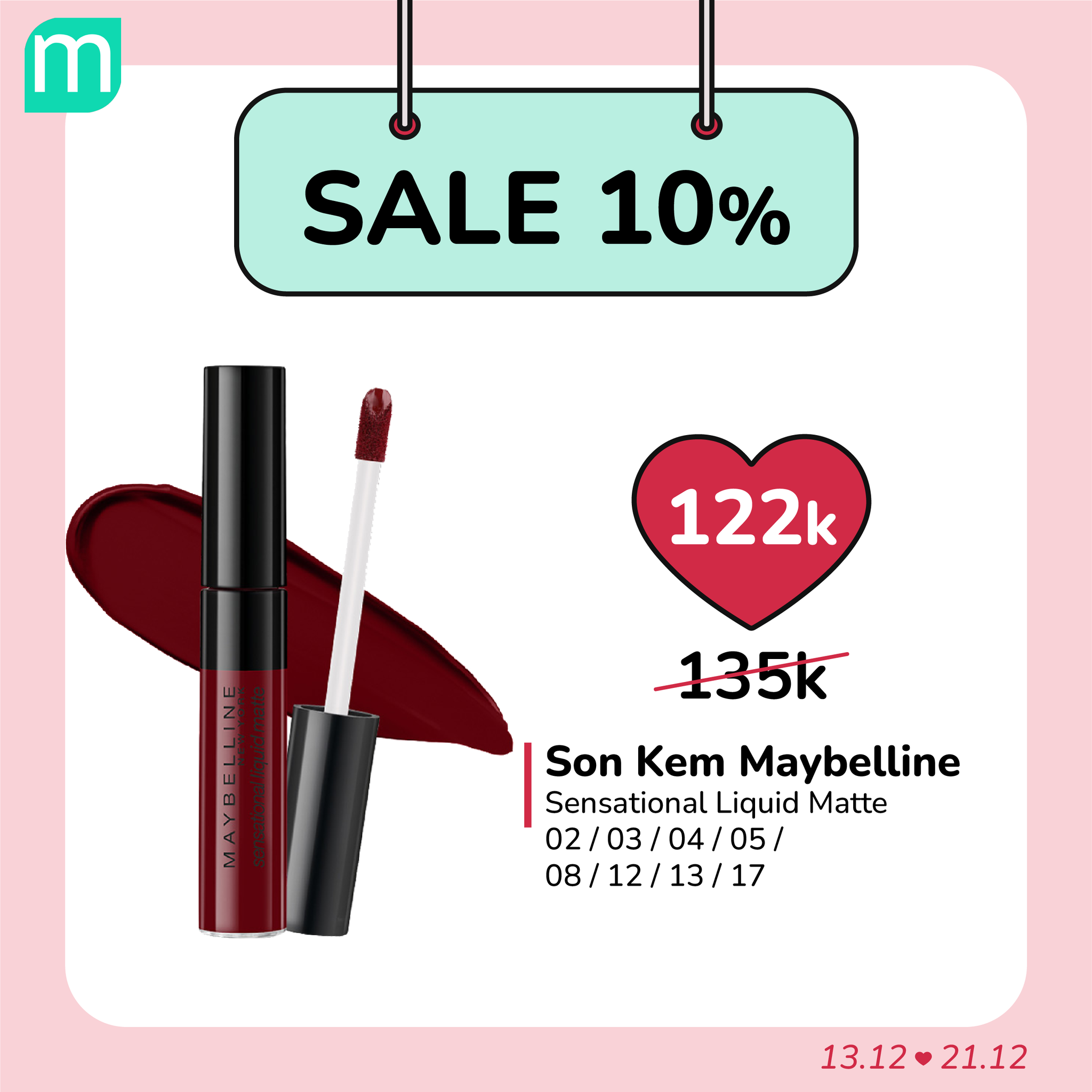 SALE SON 10% - GIÁ HỜI NHẤT NĂM