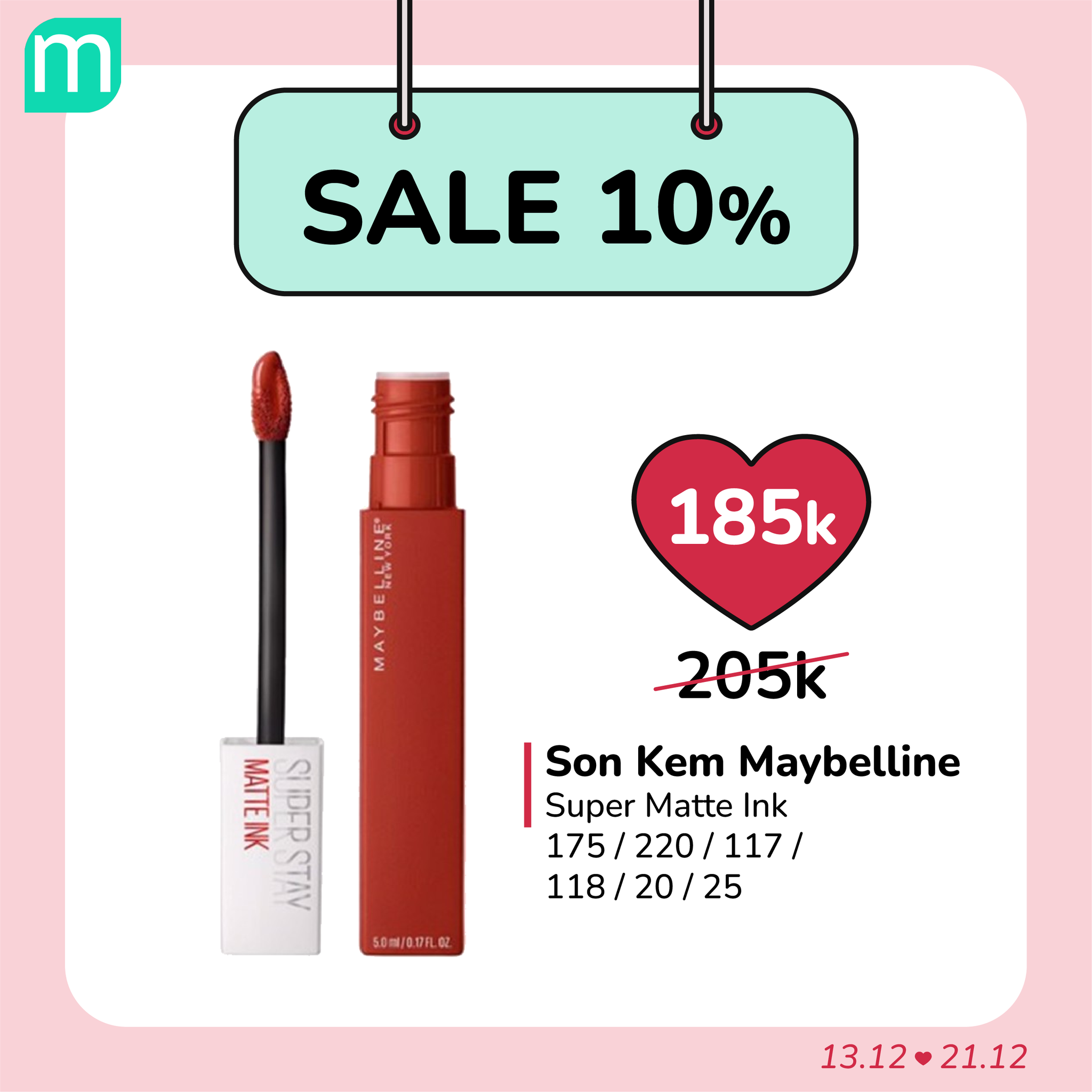 SALE SON 10% - GIÁ HỜI NHẤT NĂM