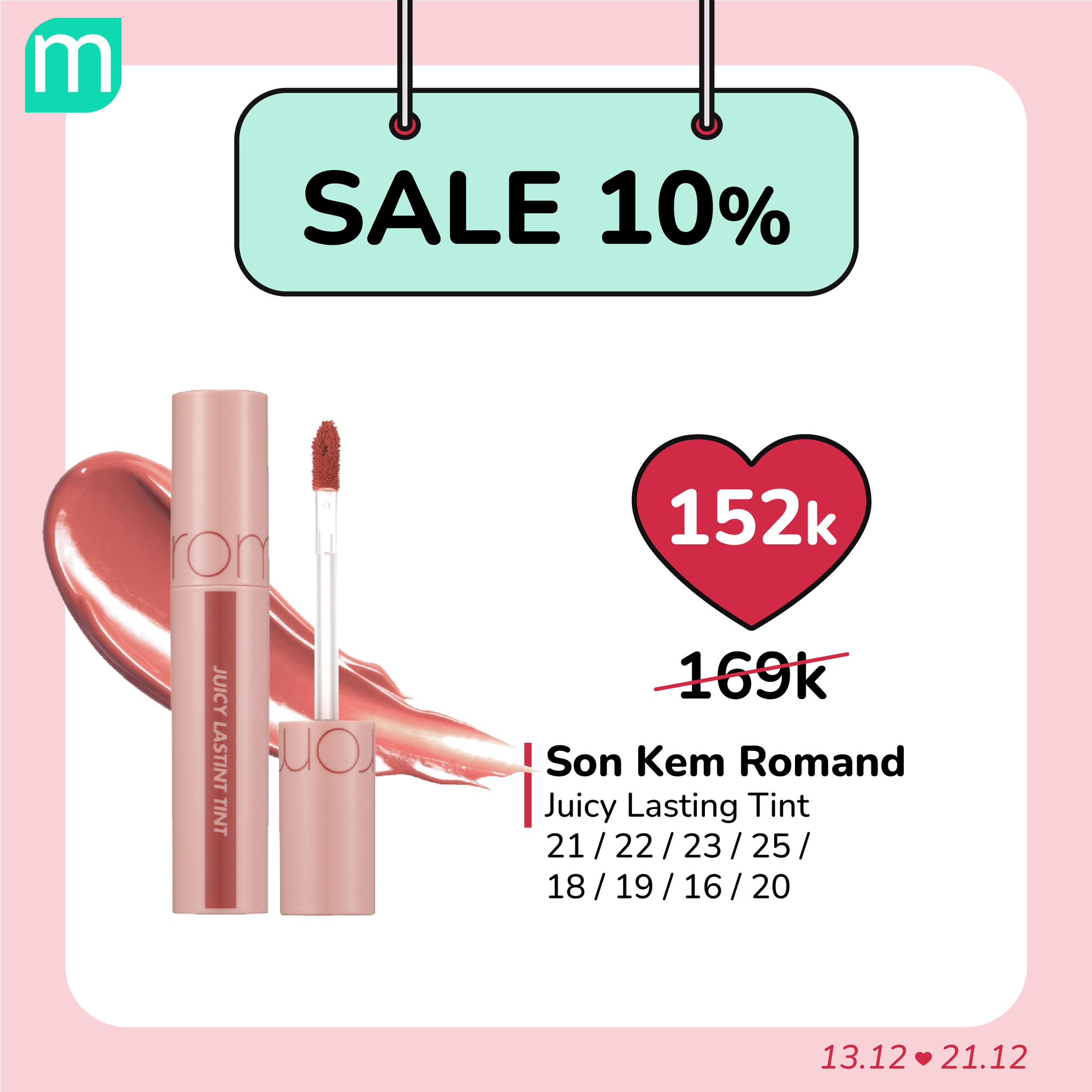 SALE SON 10% - GIÁ HỜI NHẤT NĂM