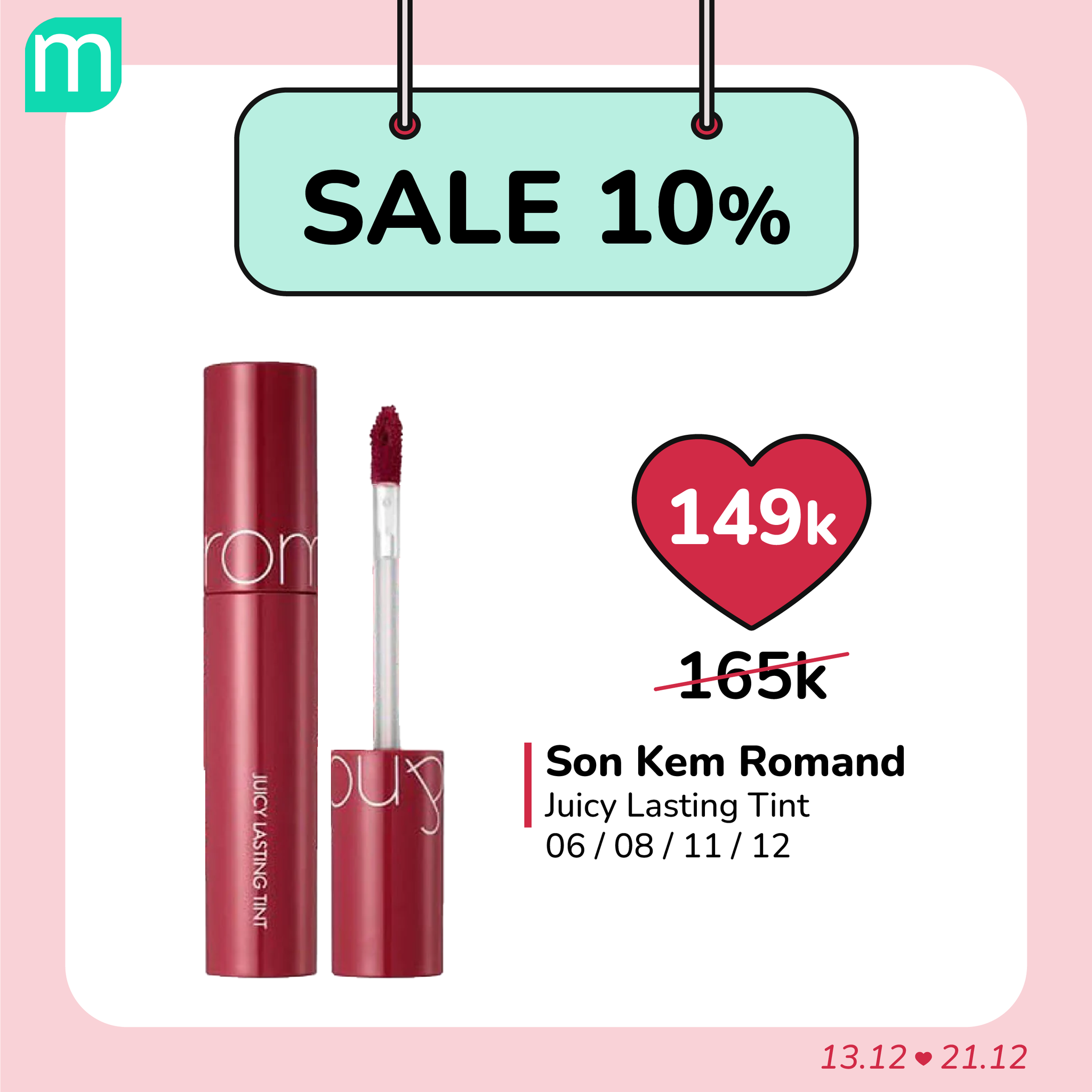 SALE SON 10% - GIÁ HỜI NHẤT NĂM