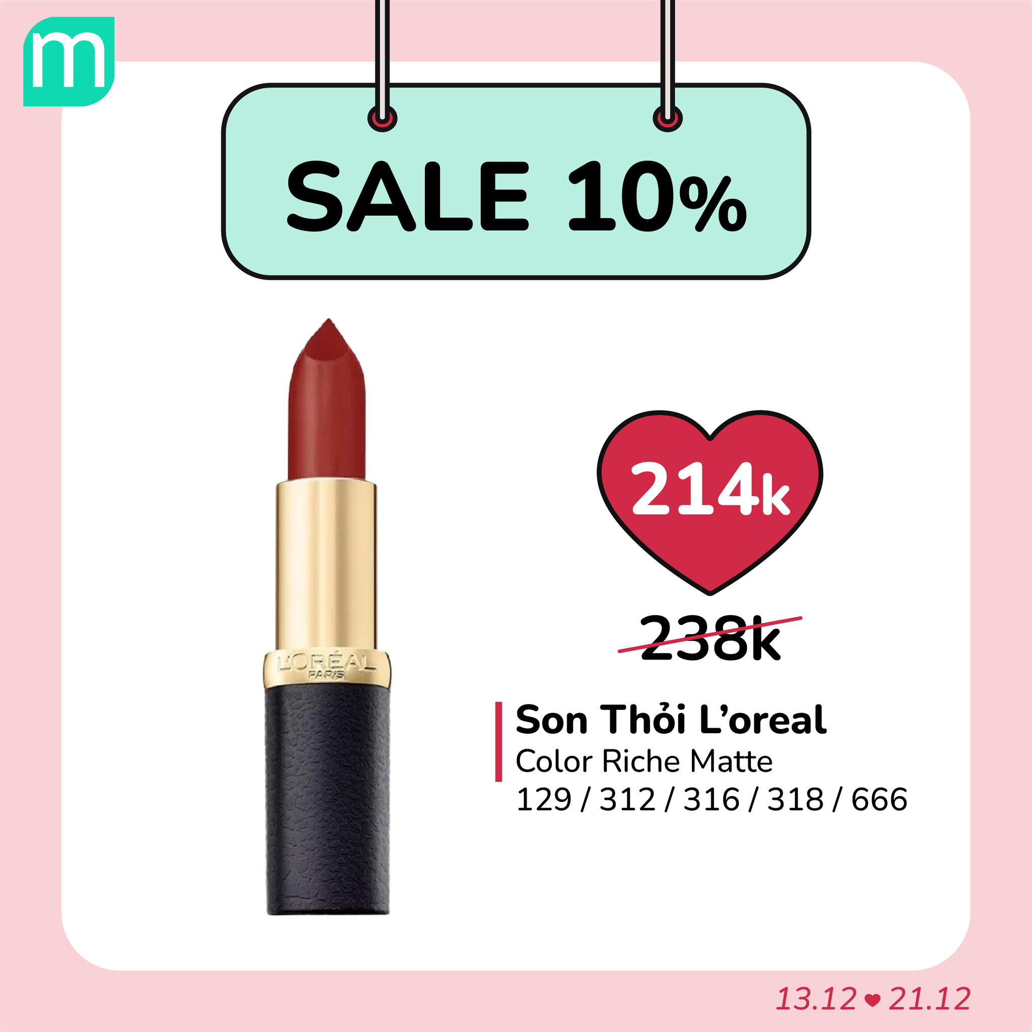 SALE SON 10% - GIÁ HỜI NHẤT NĂM