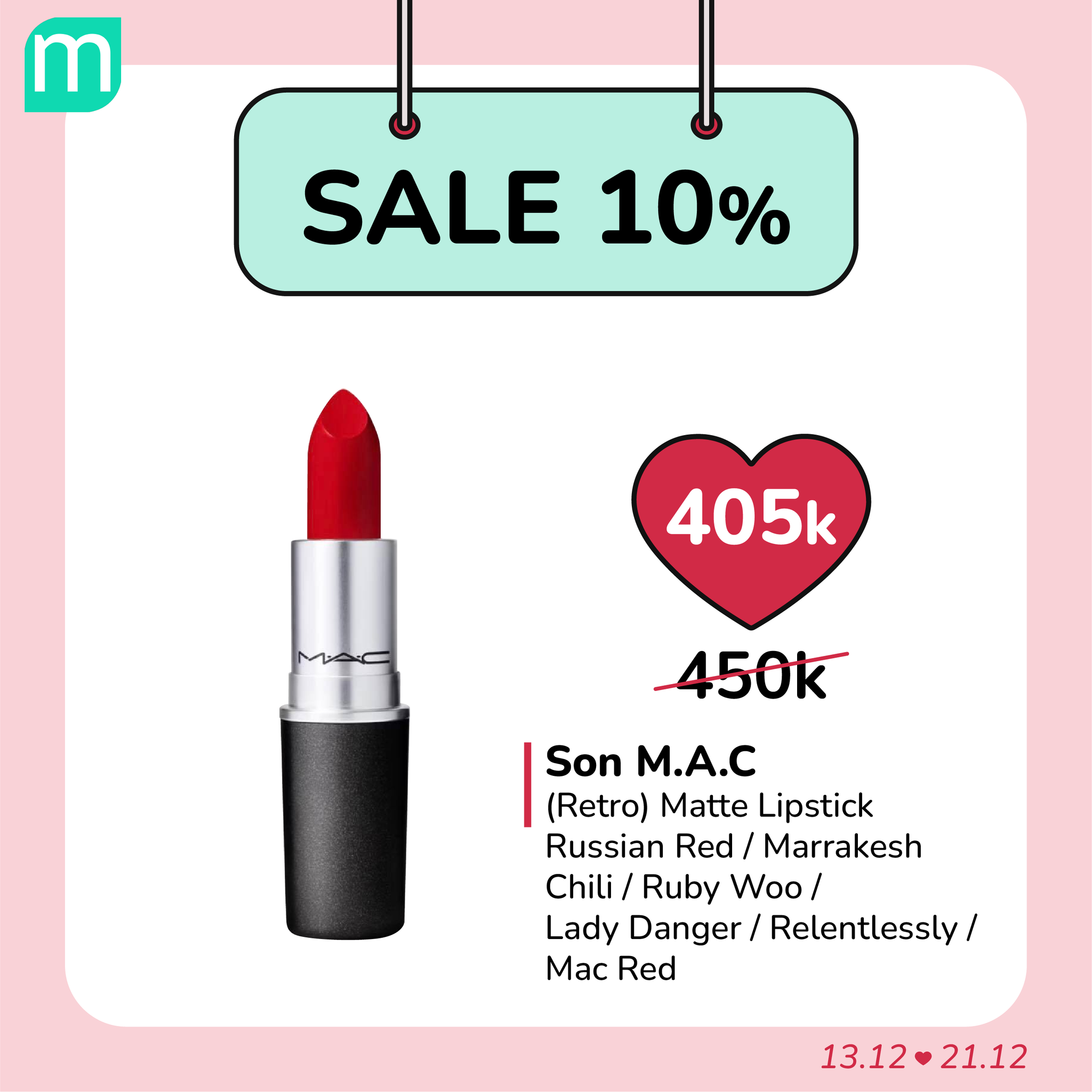 SALE SON 10% - GIÁ HỜI NHẤT NĂM