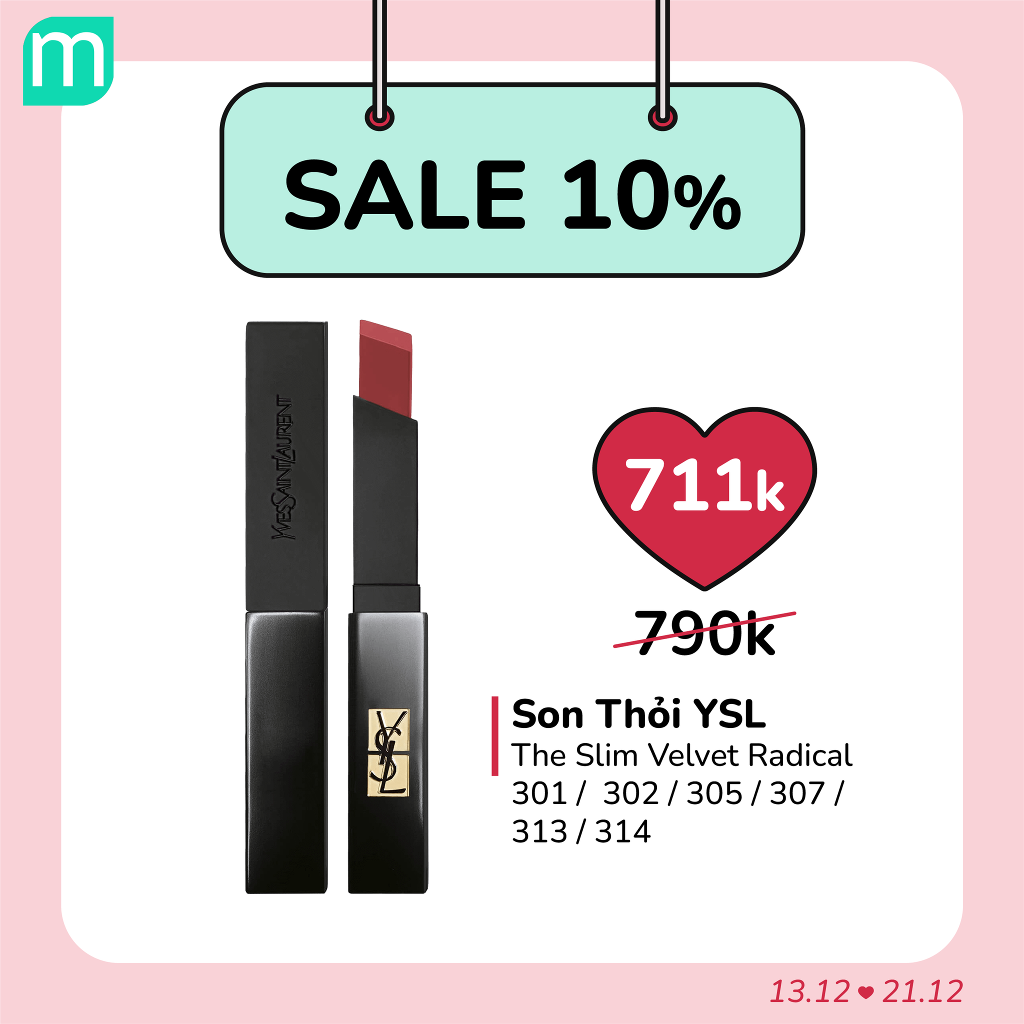 SALE SON 10% - GIÁ HỜI NHẤT NĂM