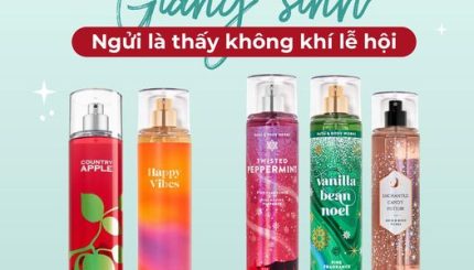 TOP 5 Body Mist Bath & Body Works Mùi Hương Giáng Sinh