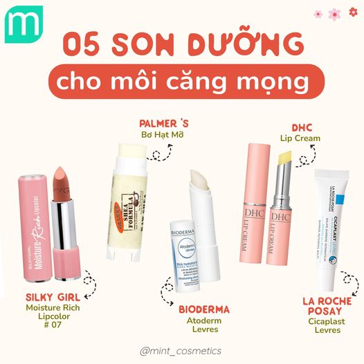 Top 5 Son Dưỡng Cho Môi Căng Mọng Không Cần Filler