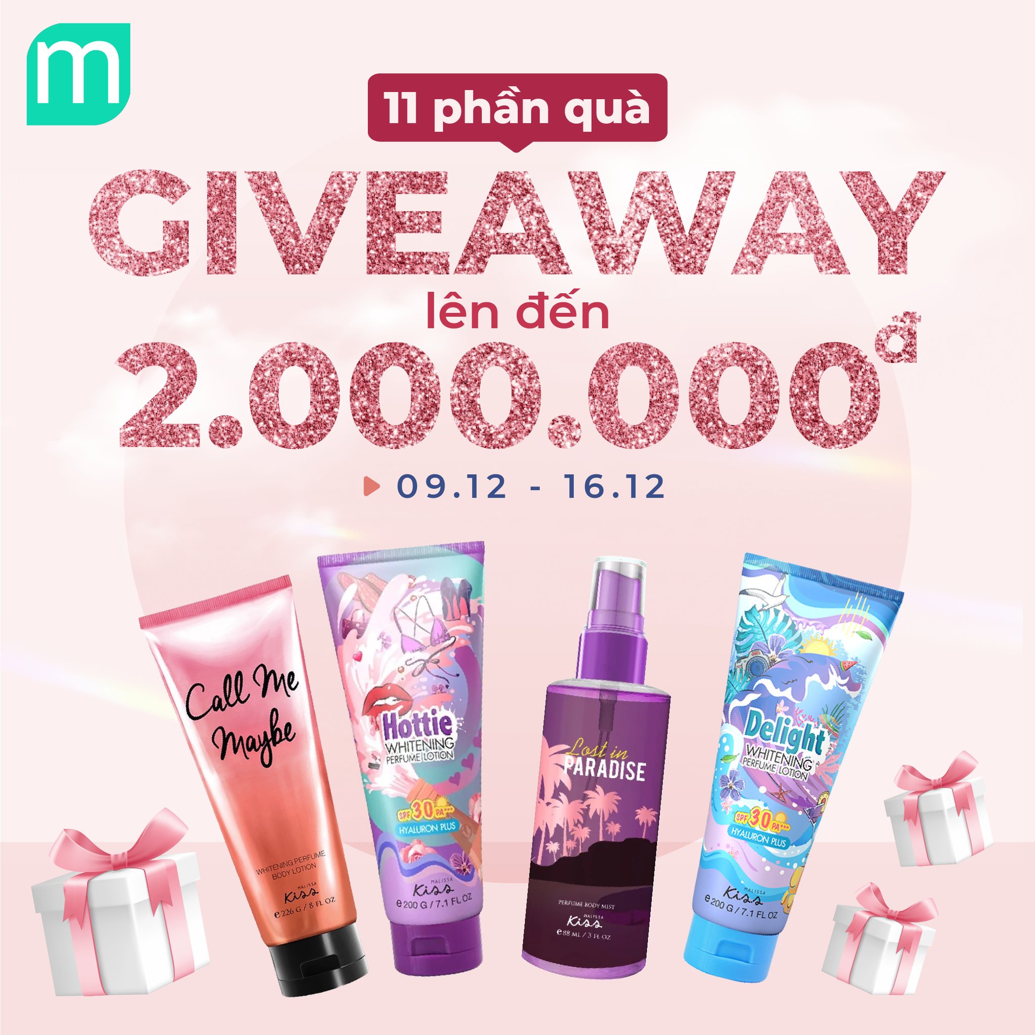 [9/12 - 16/12]Tuần Lễ Malissa: Bữa Tiệc Mùi Hương