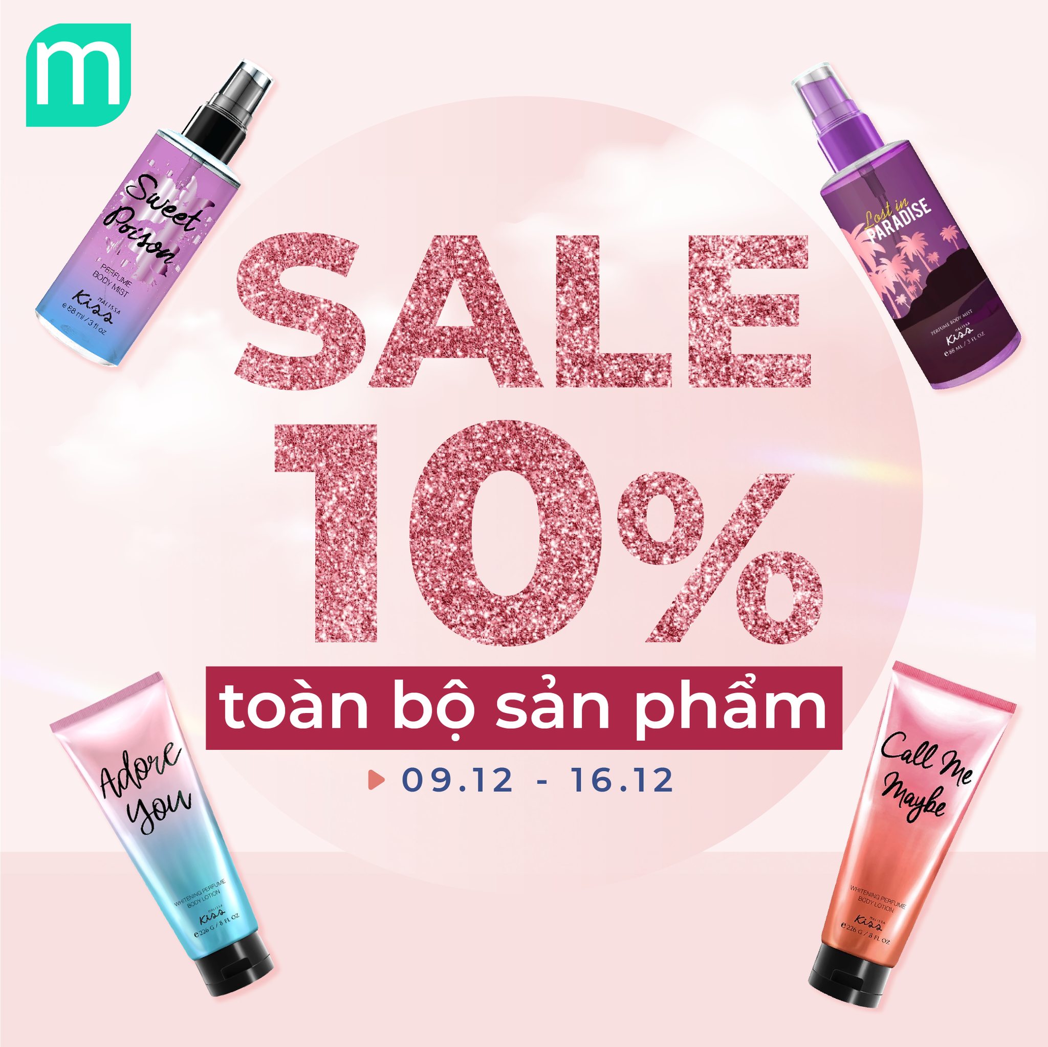 [9/12 - 16/12]Tuần Lễ Malissa: Bữa Tiệc Mùi Hương