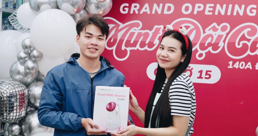 Góc Check In Tại Mint Đội Cấn – Check In Ngay Nhận Quà Liền Tay