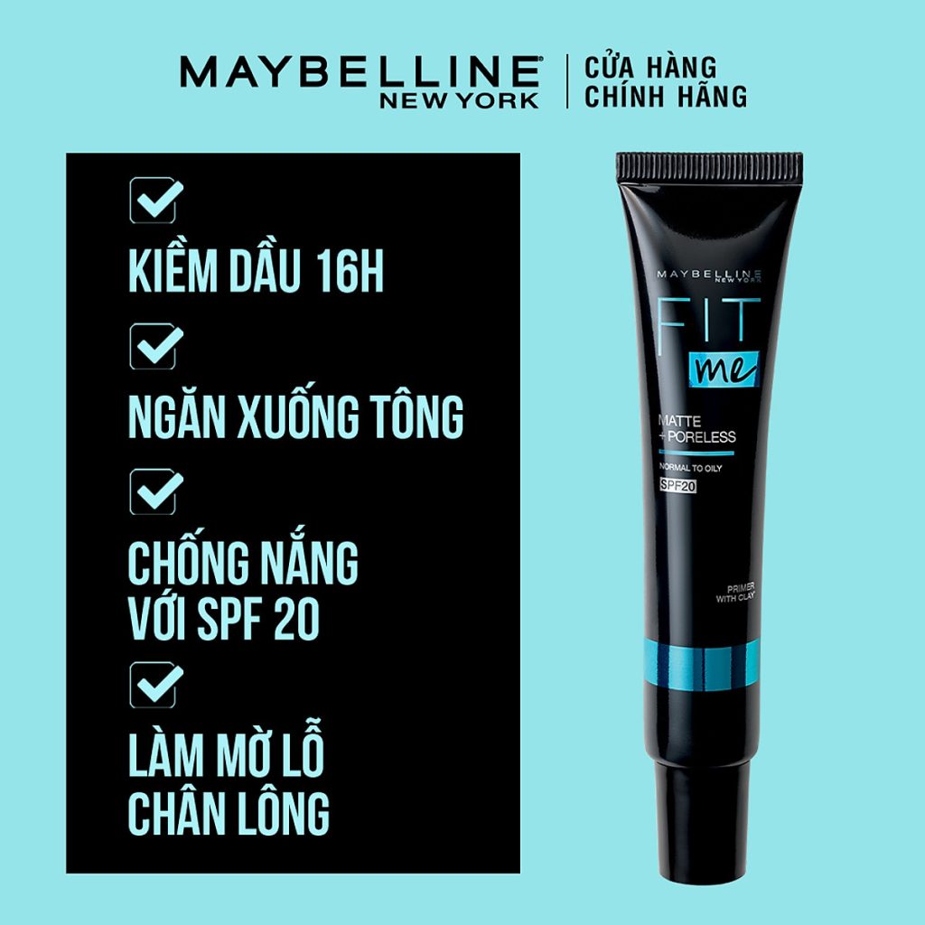 Kem Lót Maybelline Fit Me Matte Poreless SPF20 30ml