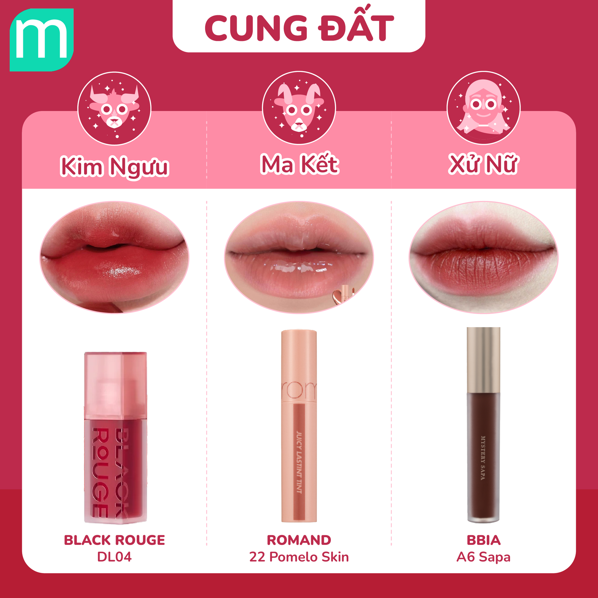 Màu Son Năm Mới Cho 12 Cung Hoàng Đạo 2023