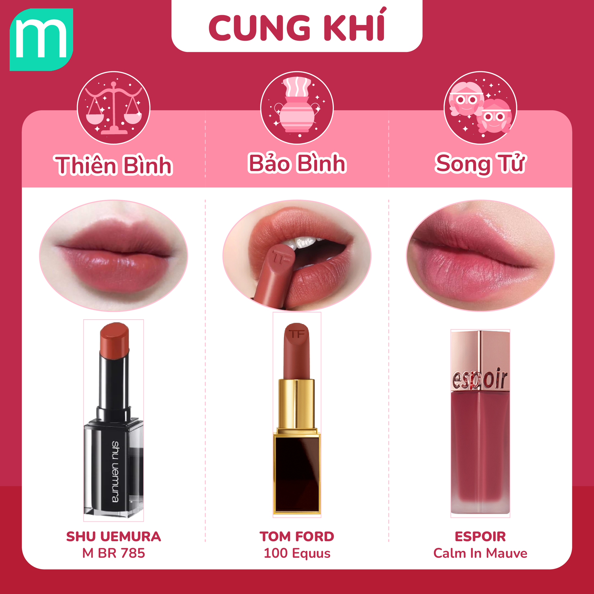 Màu Son Năm Mới Cho 12 Cung Hoàng Đạo 2023
