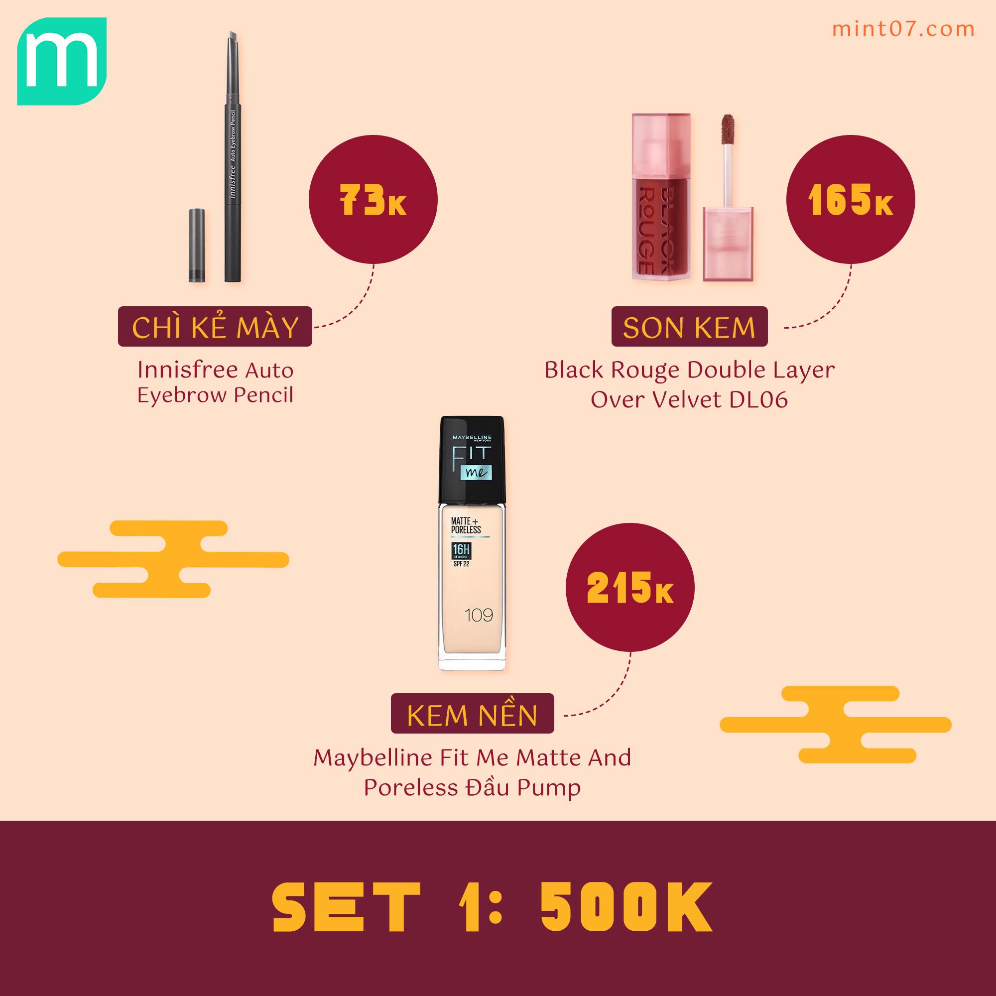 3 Set Makeup Theo Tầm Giá