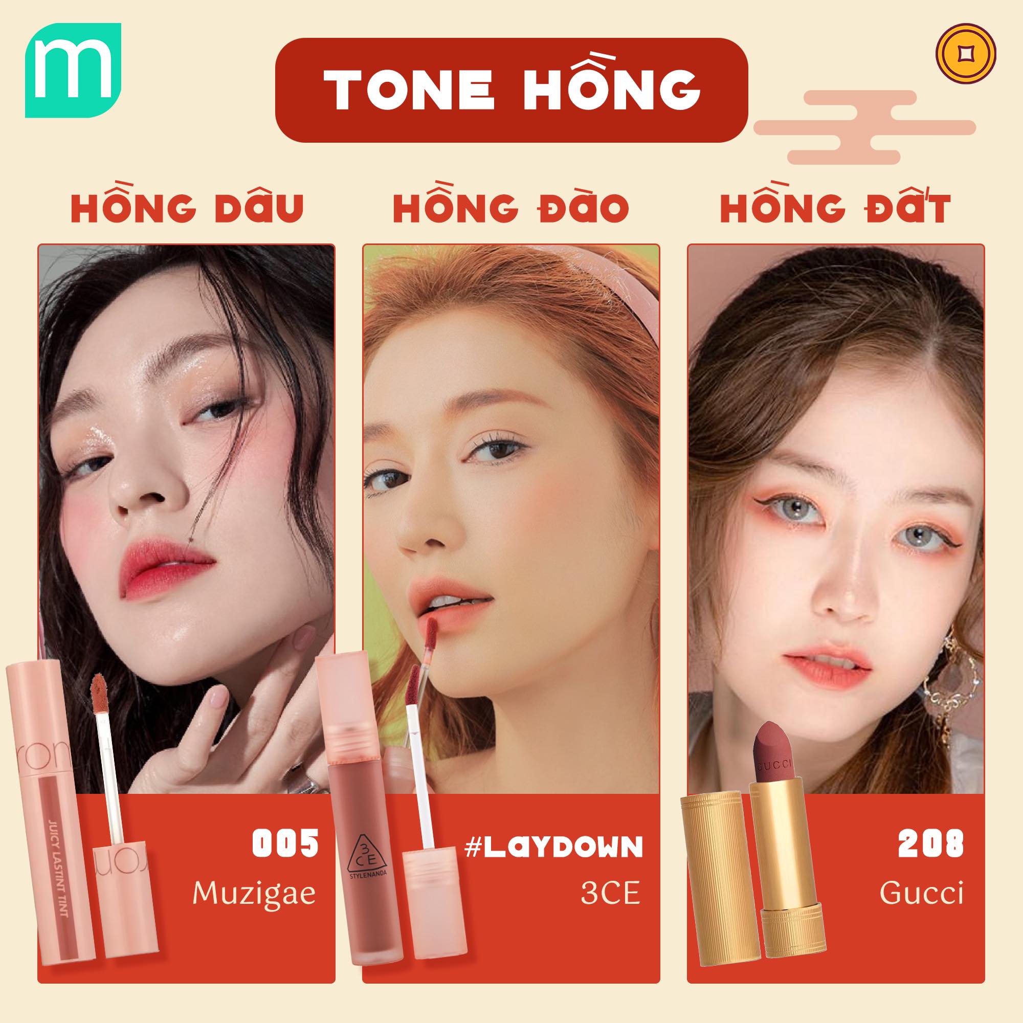 TOP Những Màu Son Cực Hợp Để Diện Tết: Lên Màu Đẹp, Tôn Da Trắng