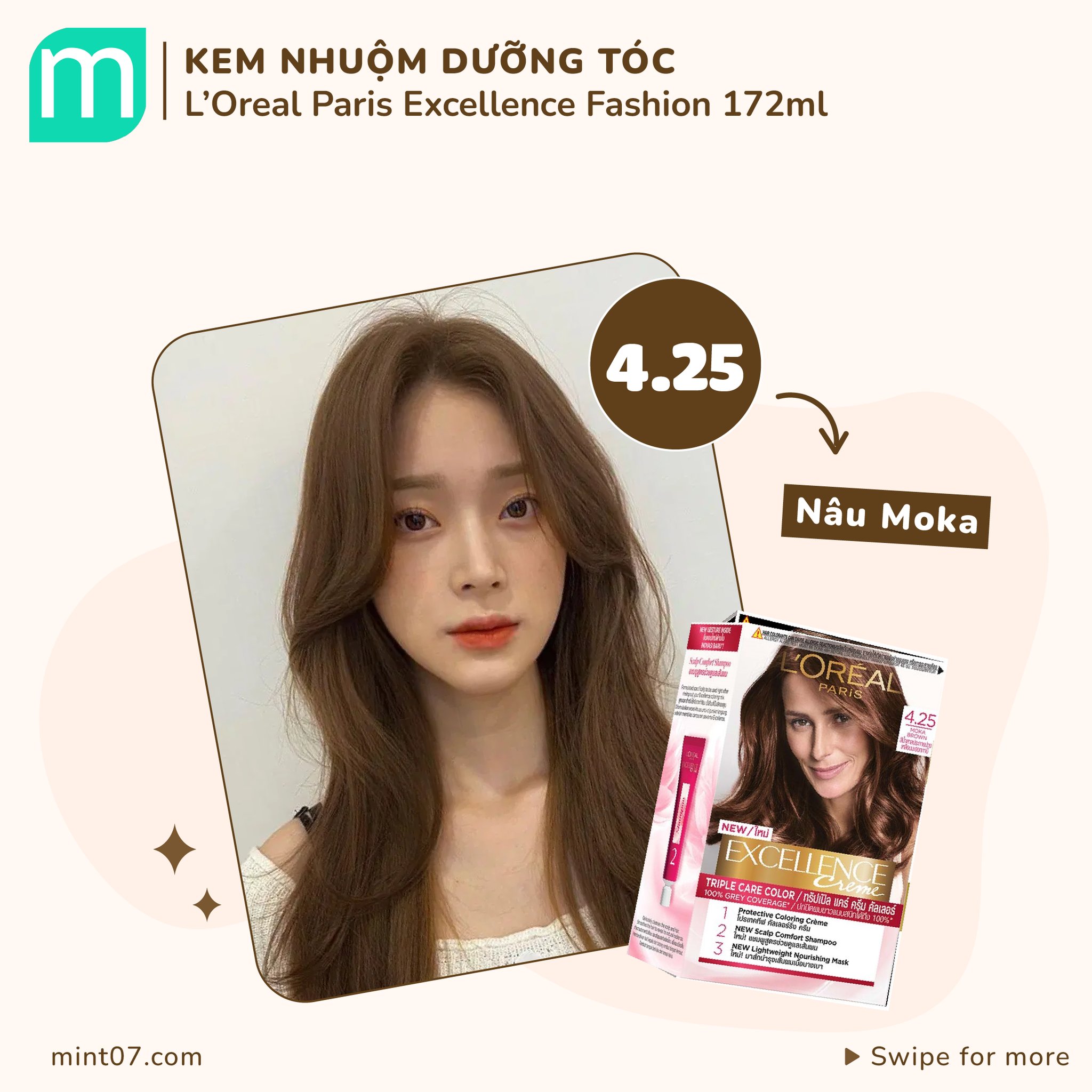 Kem Nhuộm Tóc L'Oreal Paris Excellence Fashion 