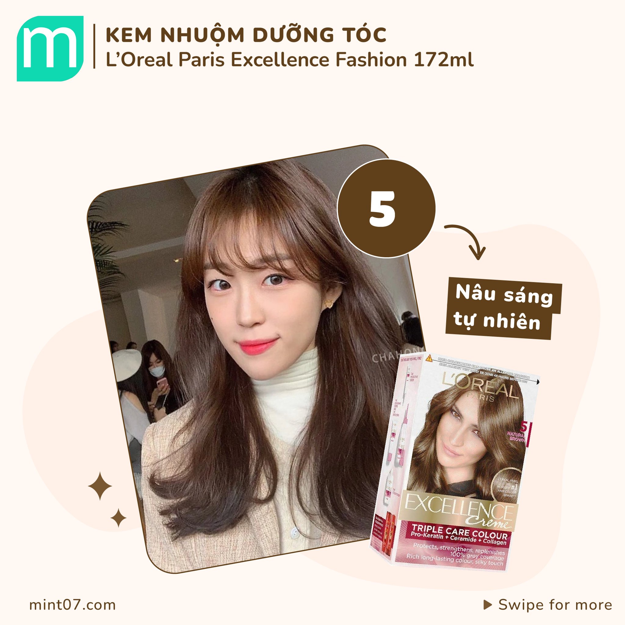 Kem Nhuộm Tóc L'Oreal Paris Excellence Fashion 