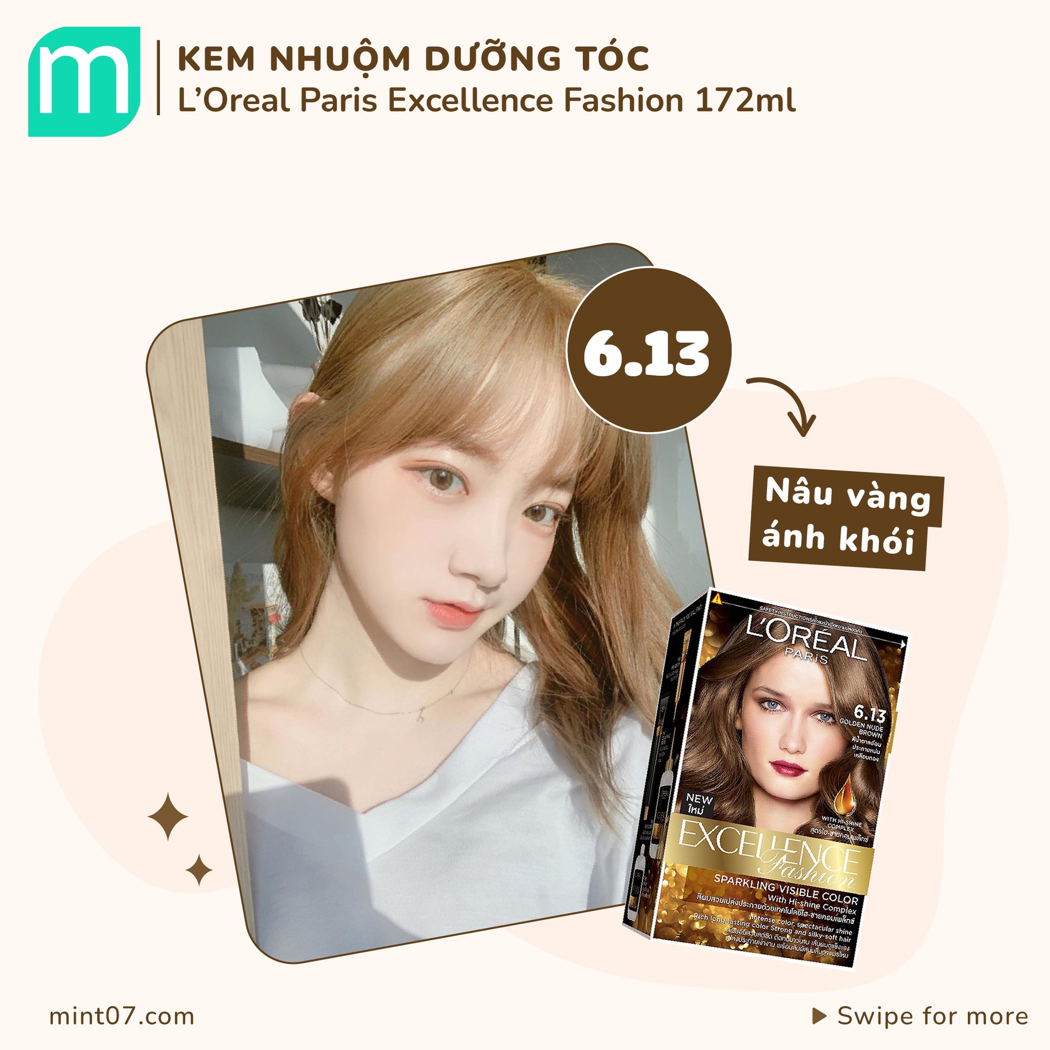 Kem Nhuộm Tóc L'Oreal Paris Excellence Fashion 