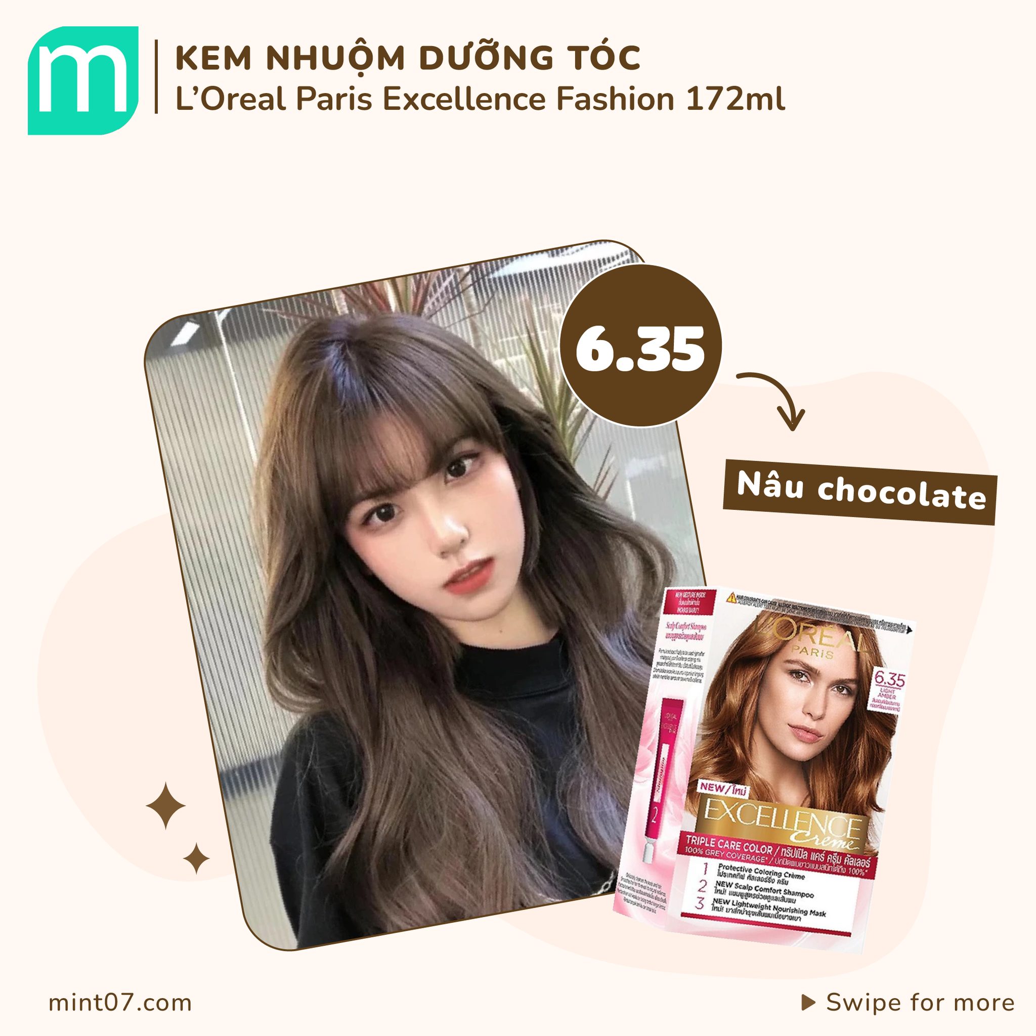 Kem Nhuộm Tóc L'Oreal Paris Excellence Fashion 