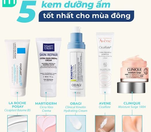 TOP 5 Kem Dưỡng Ẩm Tốt Nhất Cho Mùa Đông