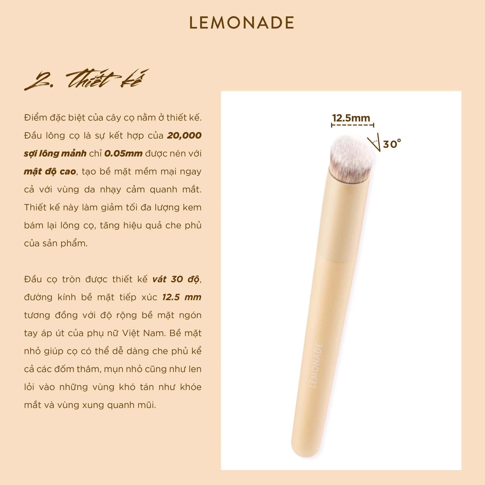 Cọ Che Khuyết Điểm Lemonade Cọ Che Khuyết Điểm Lemonade - Ảnh 3