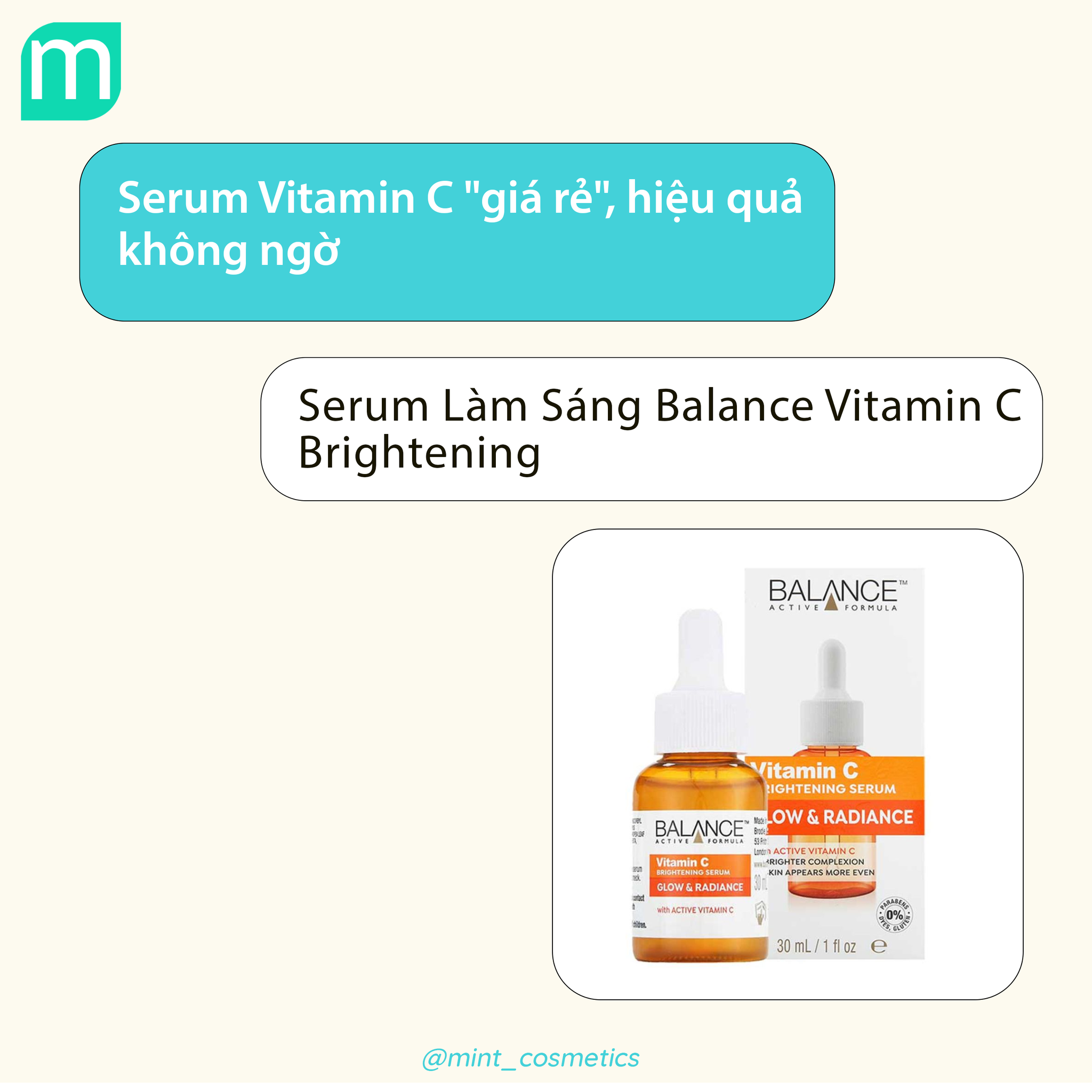 Dưỡng Sáng Da Hiệu Quả Với Serum Vitamin C Bình Dân