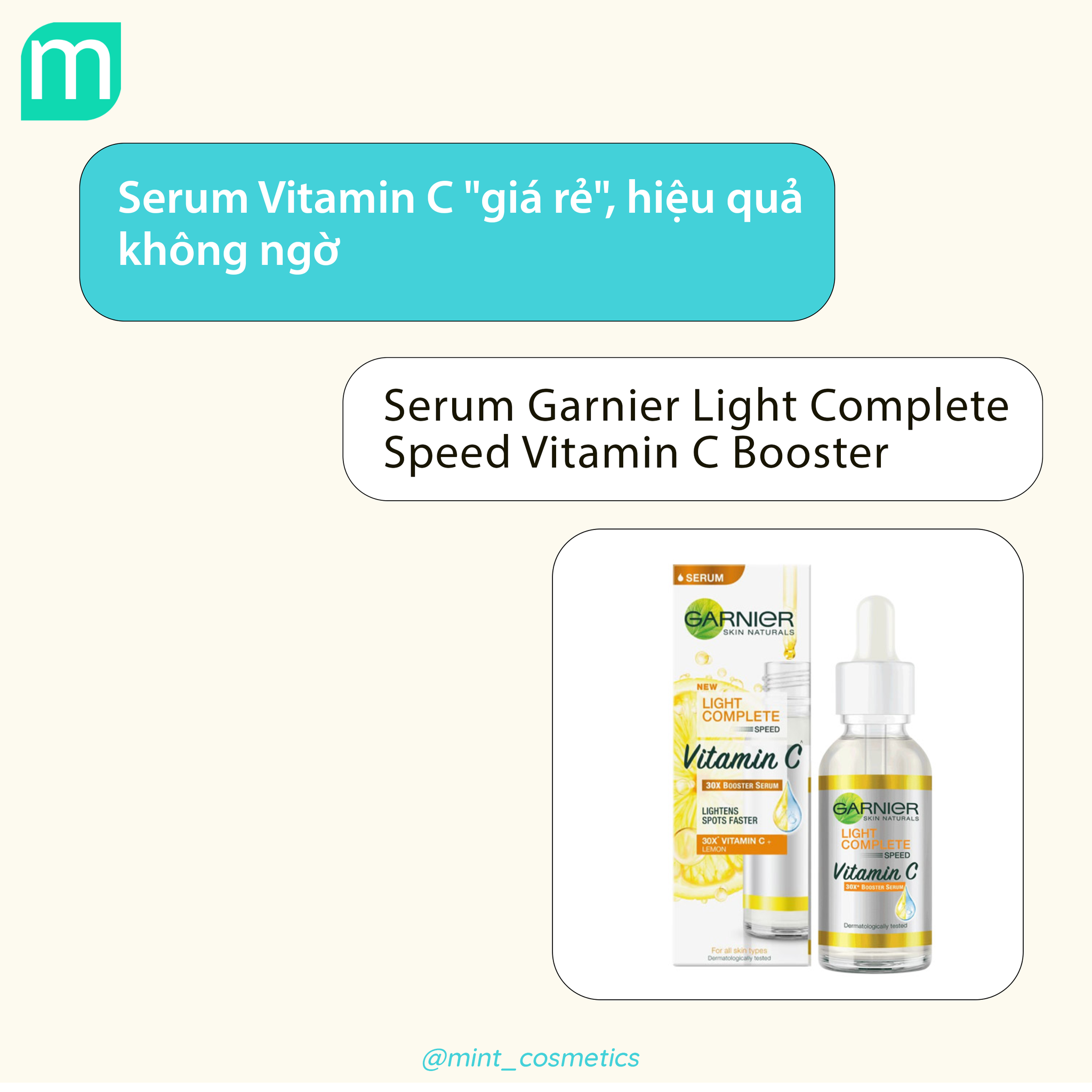 Dưỡng Sáng Da Hiệu Quả Với Serum Vitamin C Bình Dân