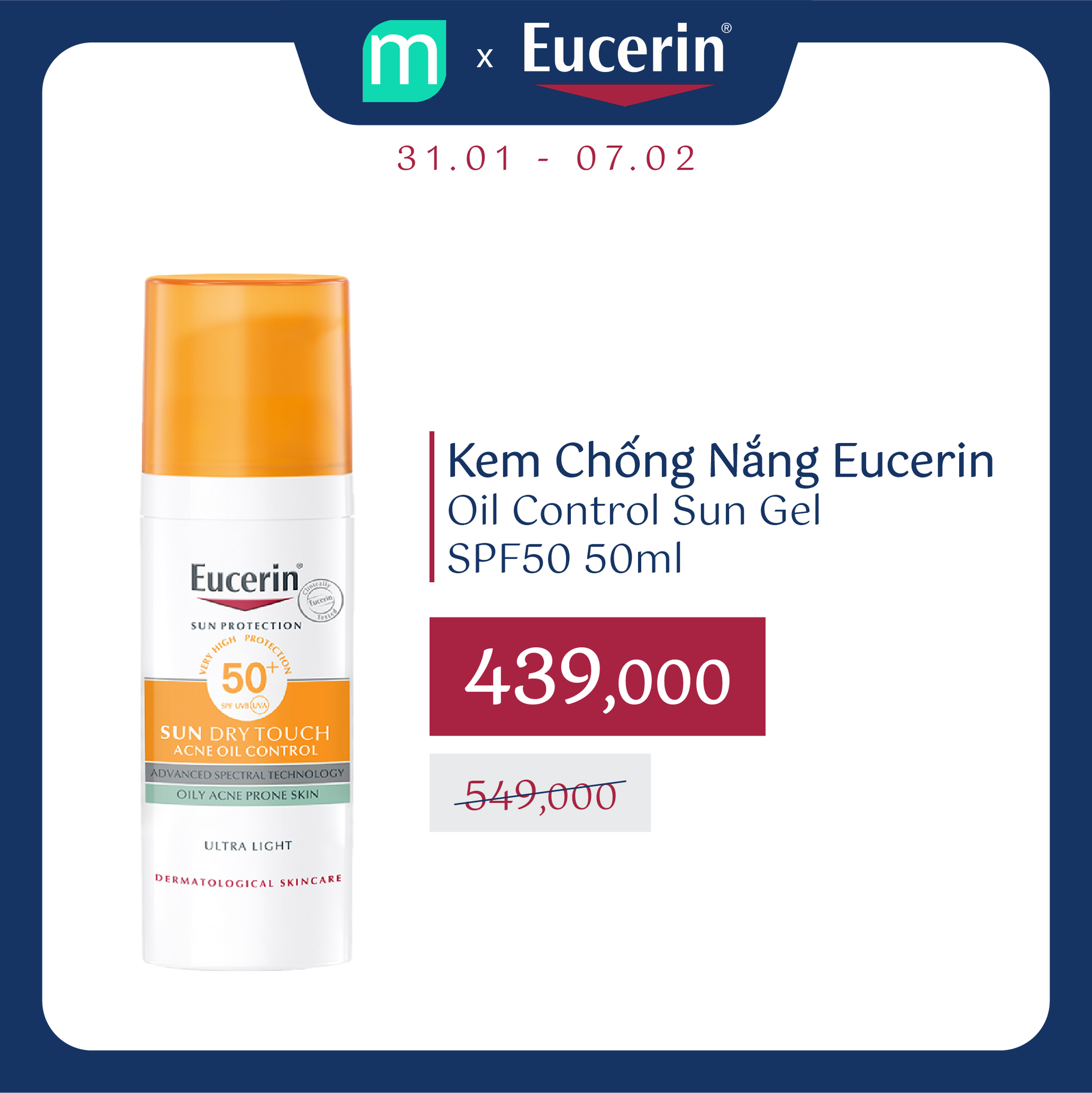 Mở Bát Quý Mão – Eucerin BÃO SALE 20% Toàn Bộ Sản Phẩm