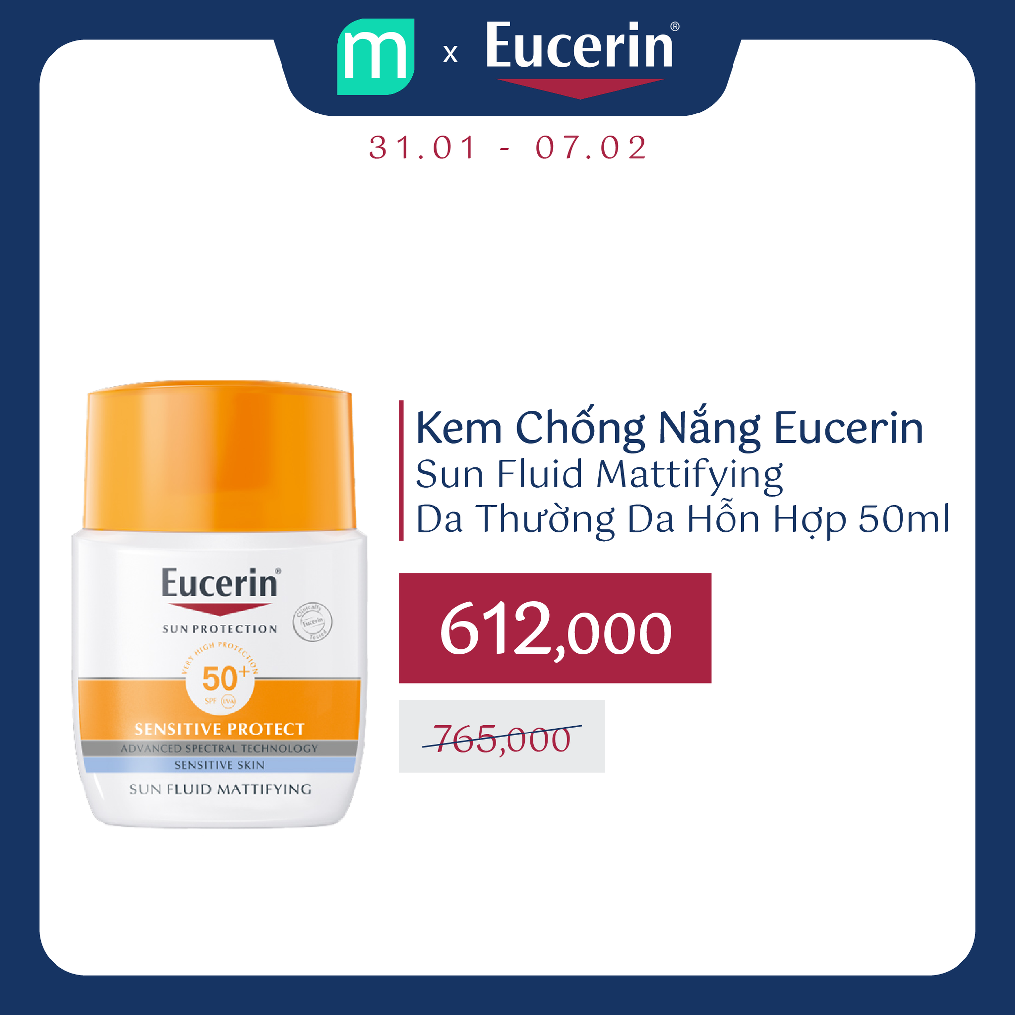 Mở Bát Quý Mão – Eucerin BÃO SALE 20% Toàn Bộ Sản Phẩm