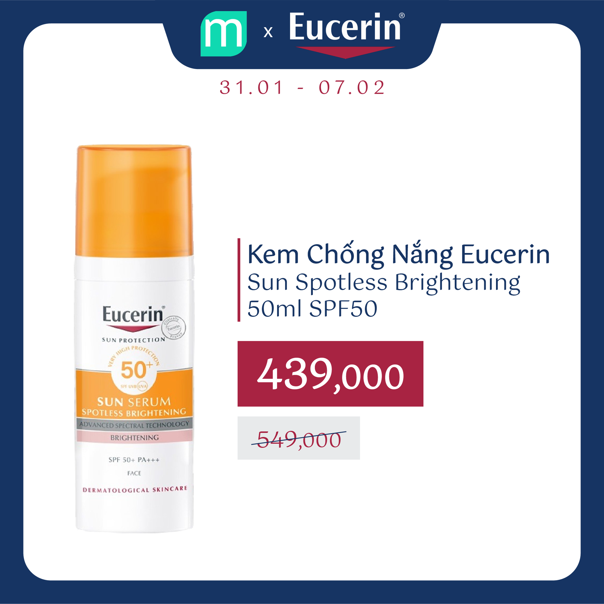 Mở Bát Quý Mão – Eucerin BÃO SALE 20% Toàn Bộ Sản Phẩm