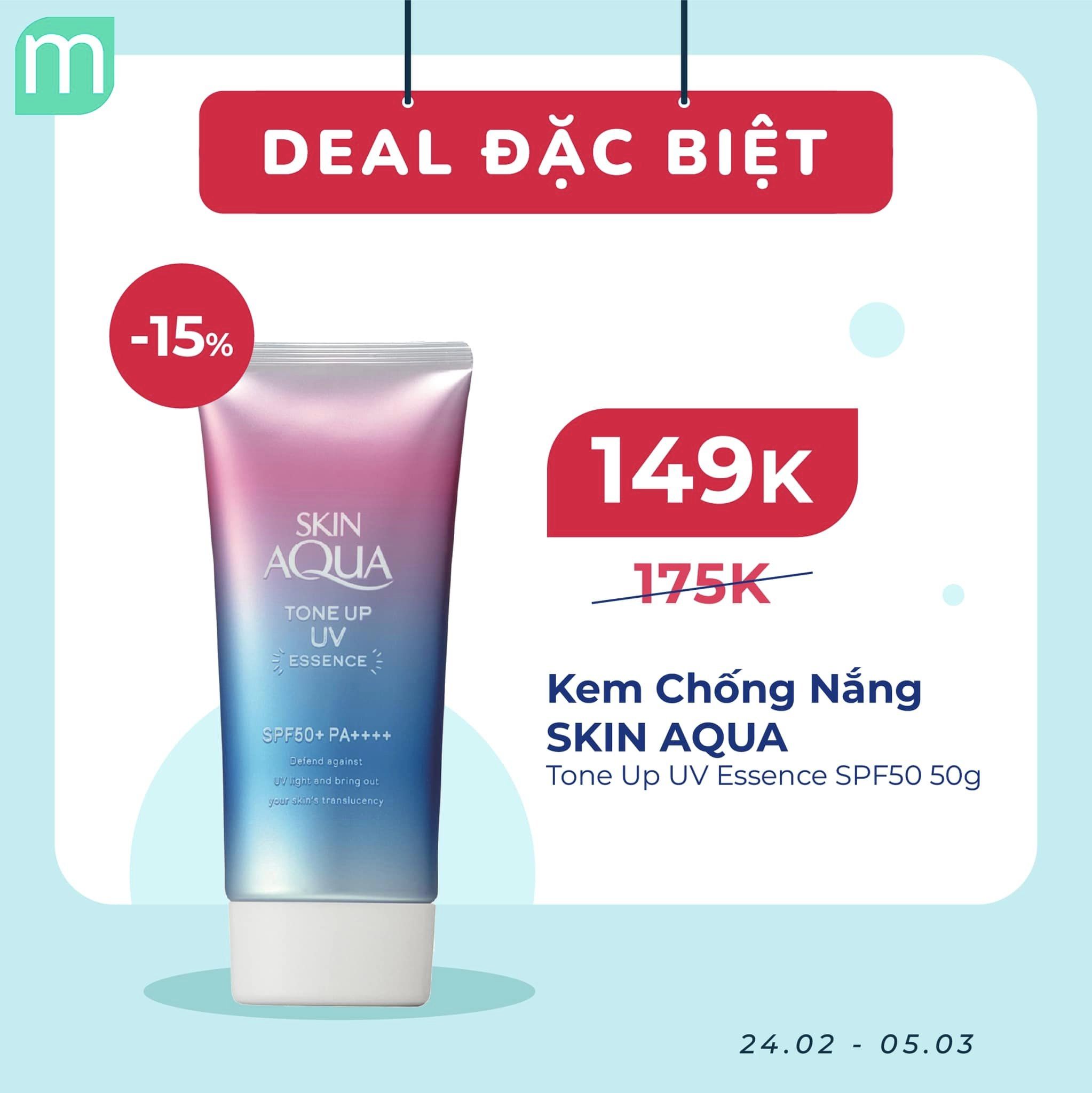 NGÀY HỘI SALE SKINCARE CƠ BẢN
