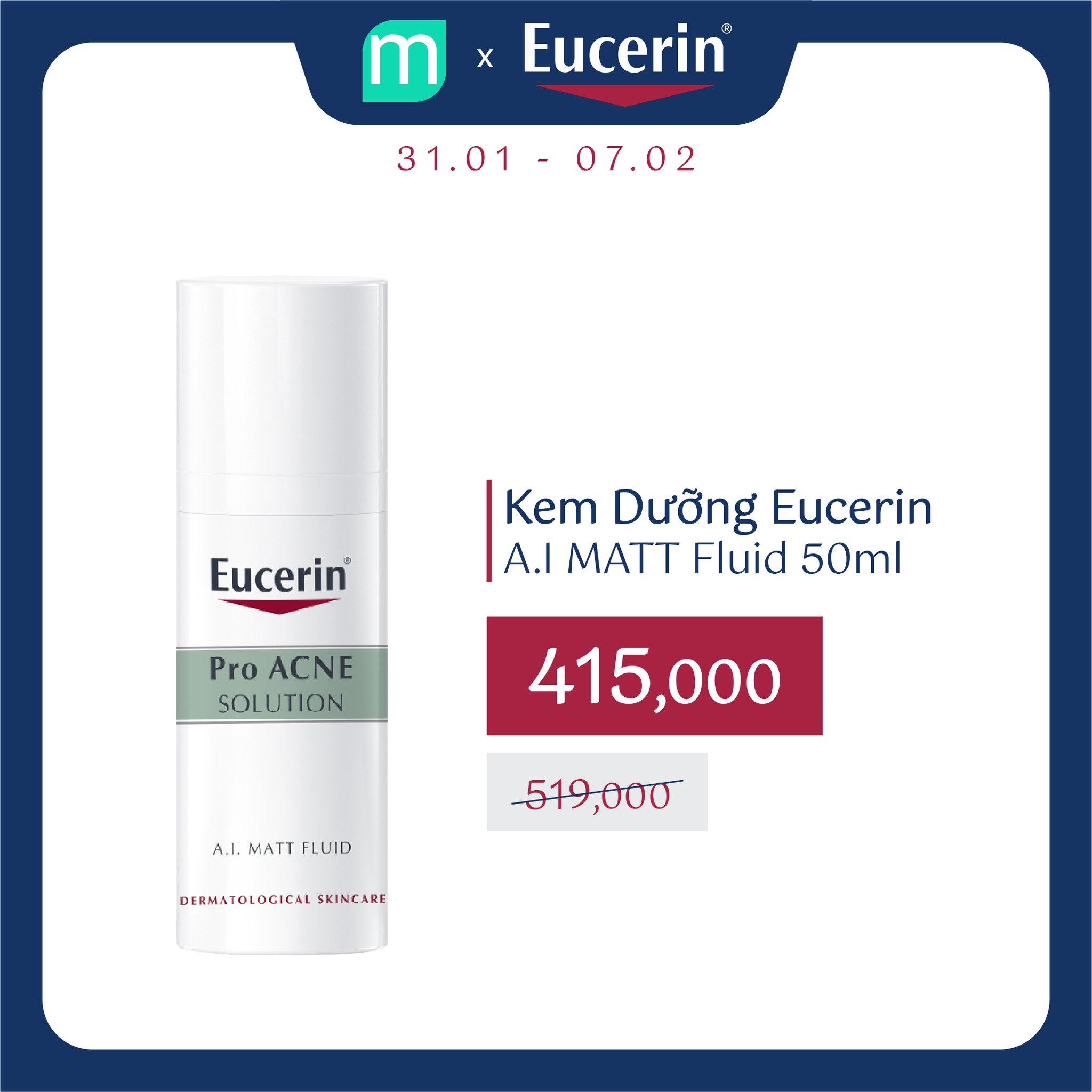 Mở Bát Quý Mão – Eucerin BÃO SALE 20% Toàn Bộ Sản Phẩm