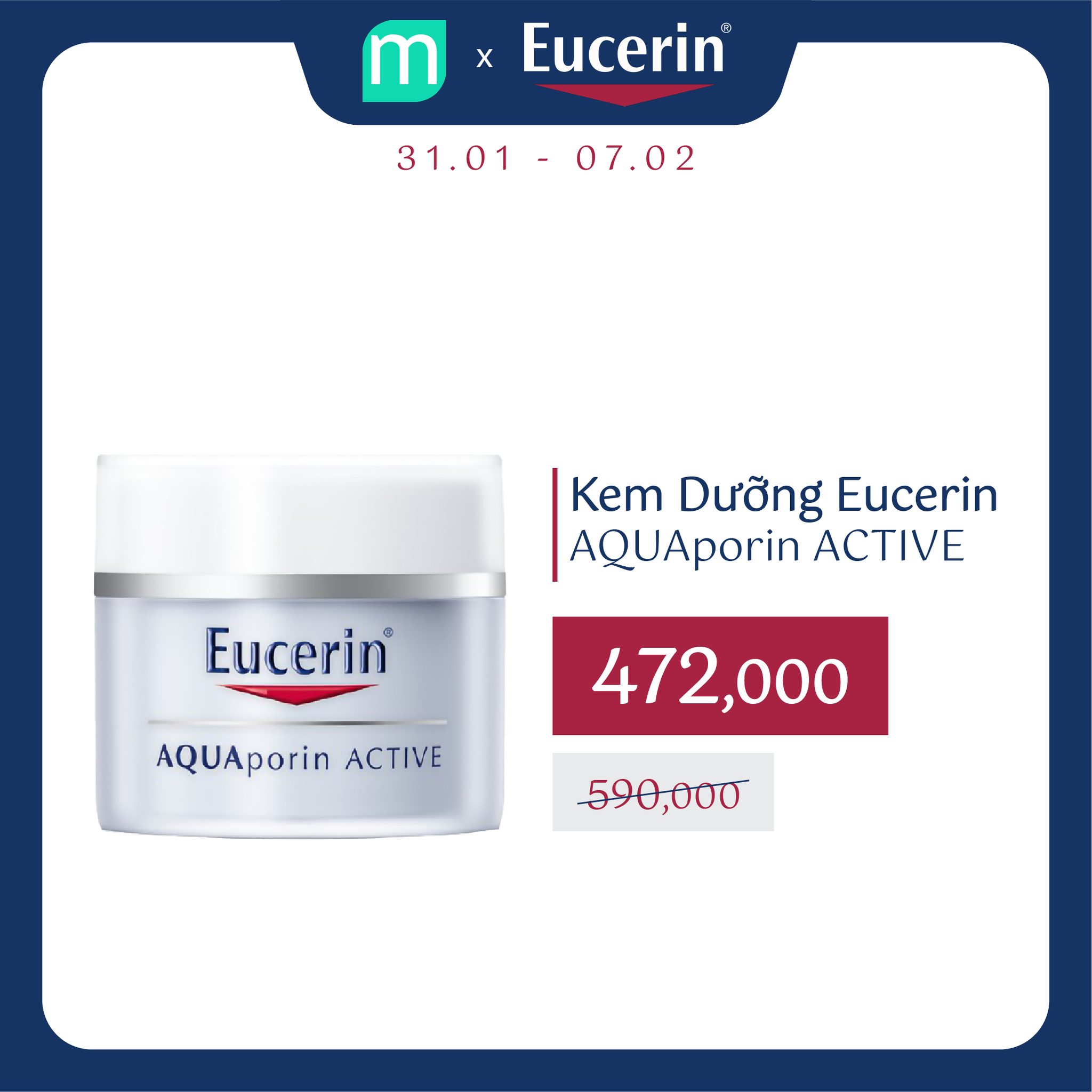 Mở Bát Quý Mão – Eucerin BÃO SALE 20% Toàn Bộ Sản Phẩm