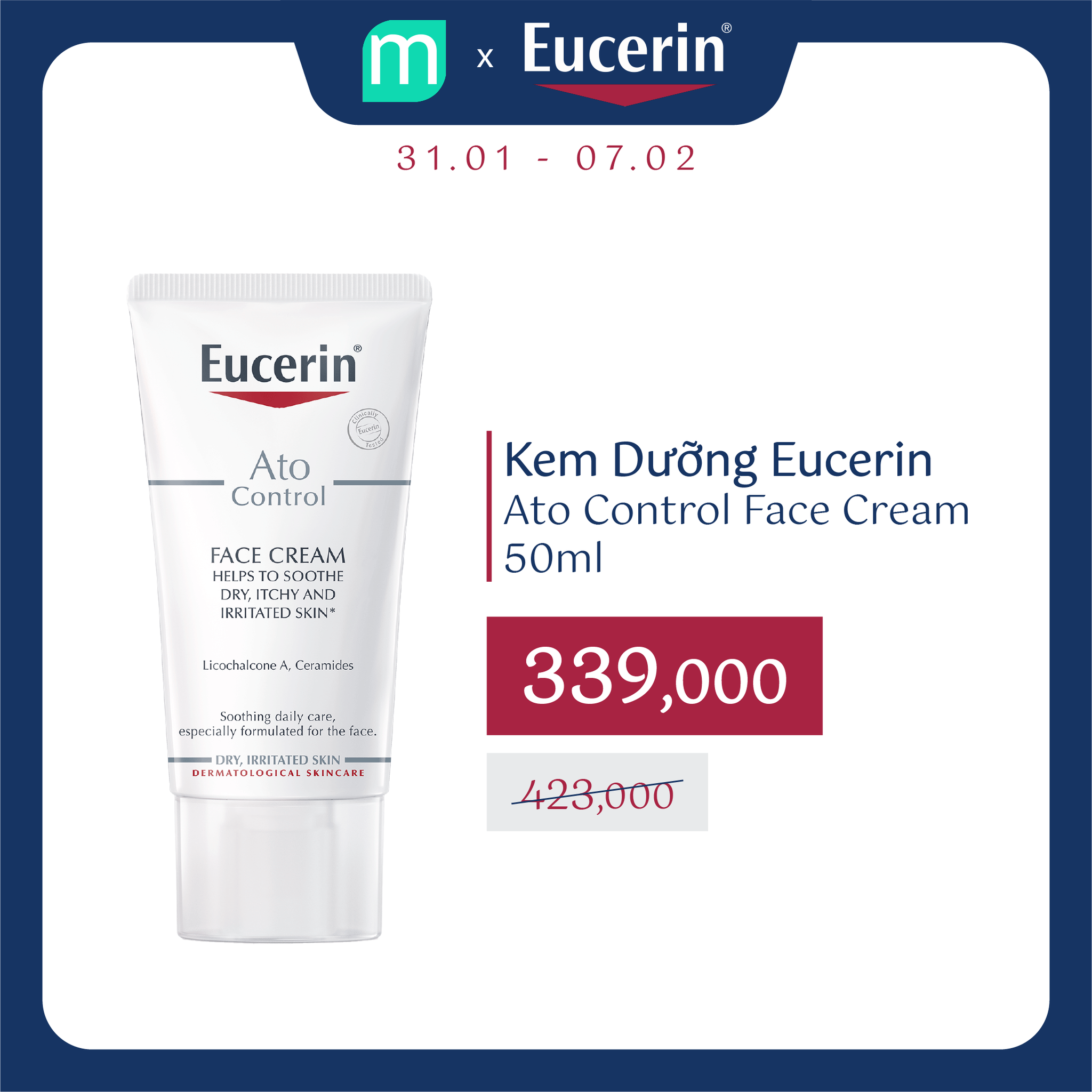 Mở Bát Quý Mão – Eucerin BÃO SALE 20% Toàn Bộ Sản Phẩm