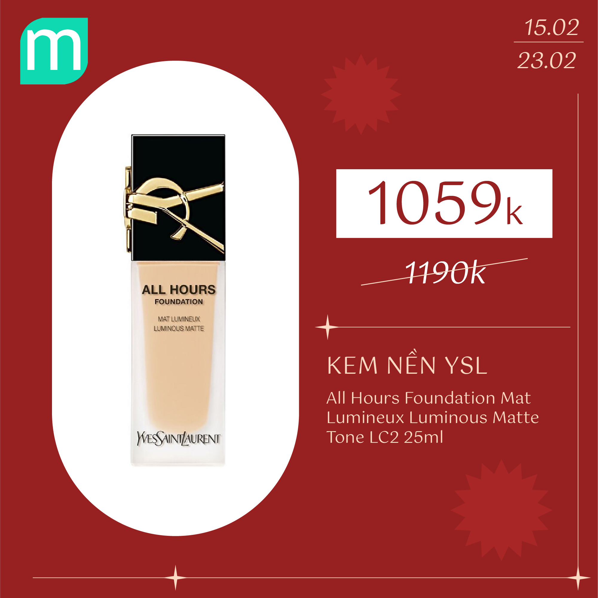 DEAL XỊN GIÁ HỜI – SALE MAKEUP HIGHEND UPTO 50%