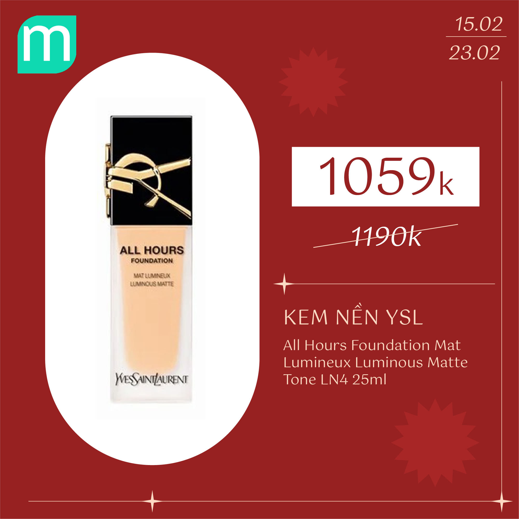 DEAL XỊN GIÁ HỜI – SALE MAKEUP HIGHEND UPTO 50%