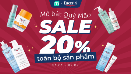 Mở Bát Quý Mão – Eucerin BÃO SALE 20% Toàn Bộ Sản Phẩm