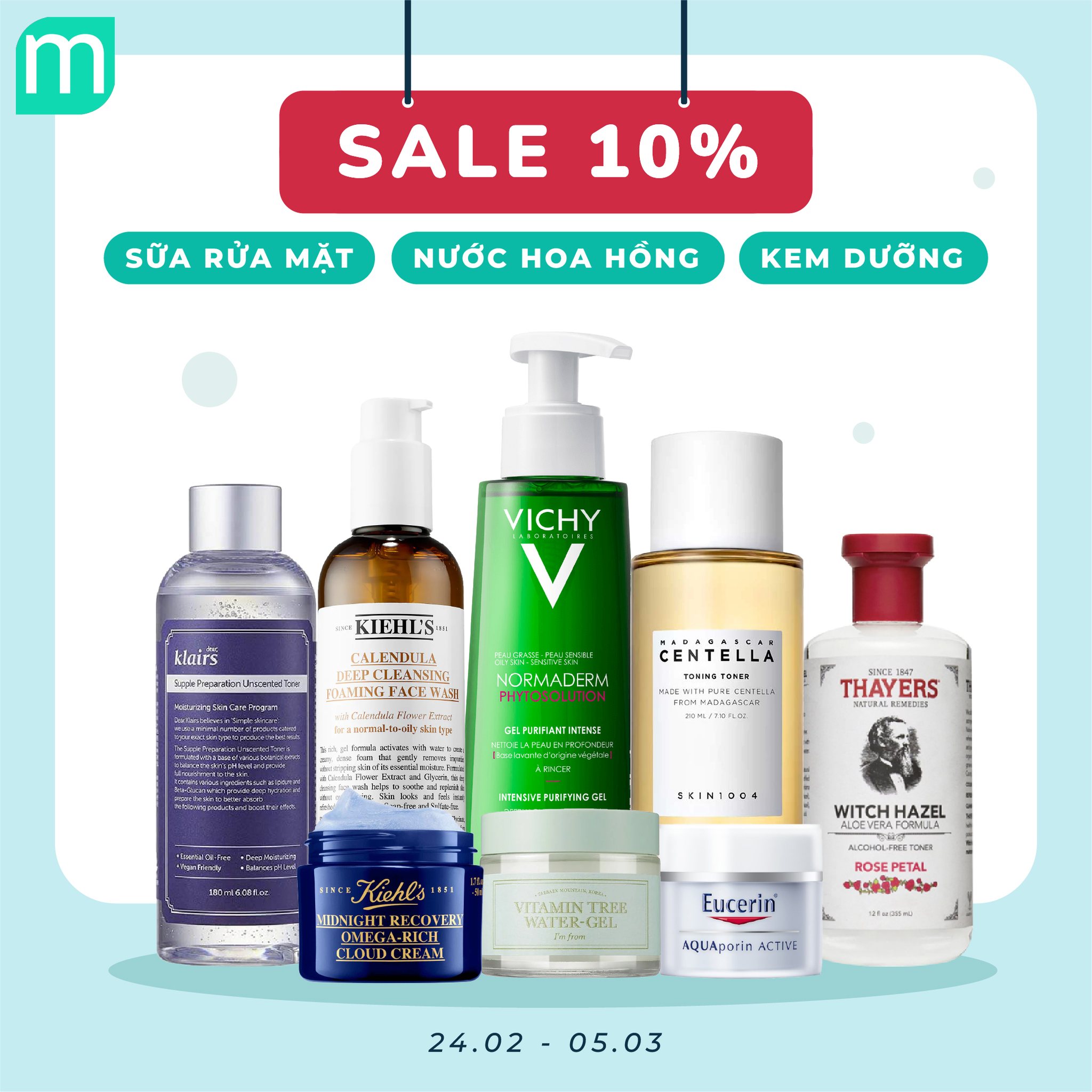 NGÀY HỘI SALE SKINCARE CƠ BẢN