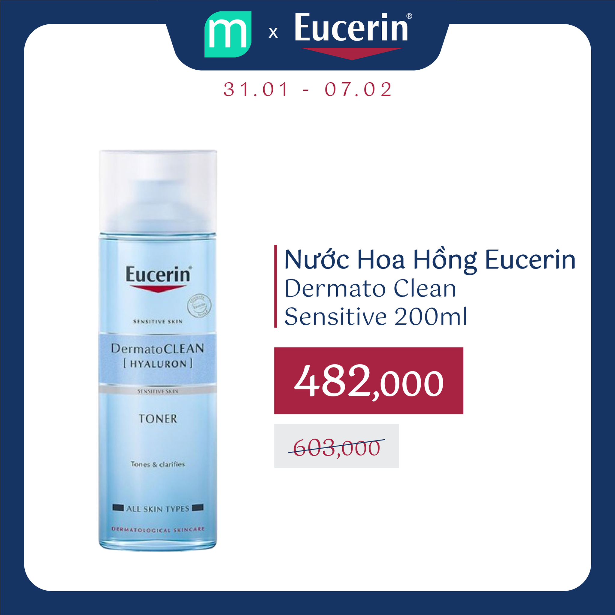 Mở Bát Quý Mão – Eucerin BÃO SALE 20% Toàn Bộ Sản Phẩm