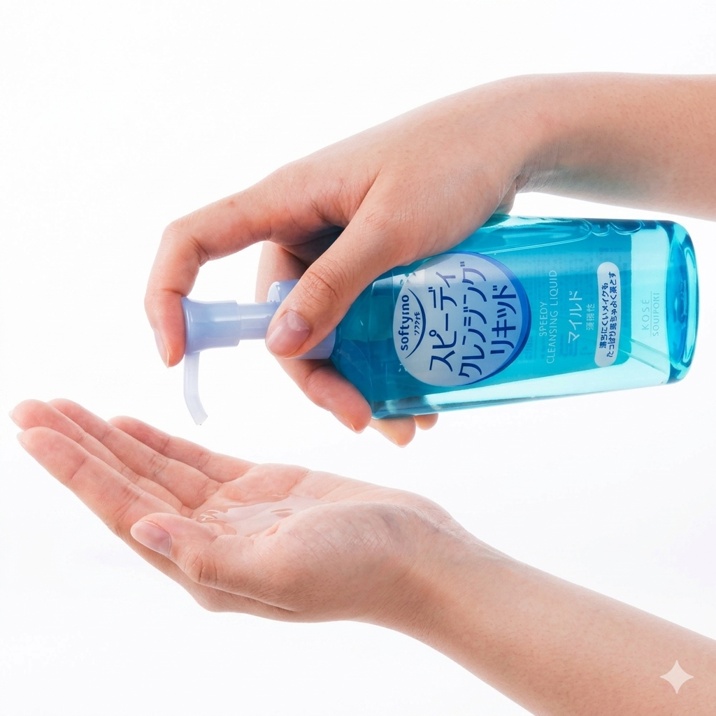Nước Tẩy Trang Làm Sạch Nhanh Kose Softymo Speedy Cleansing Liquid 230ml