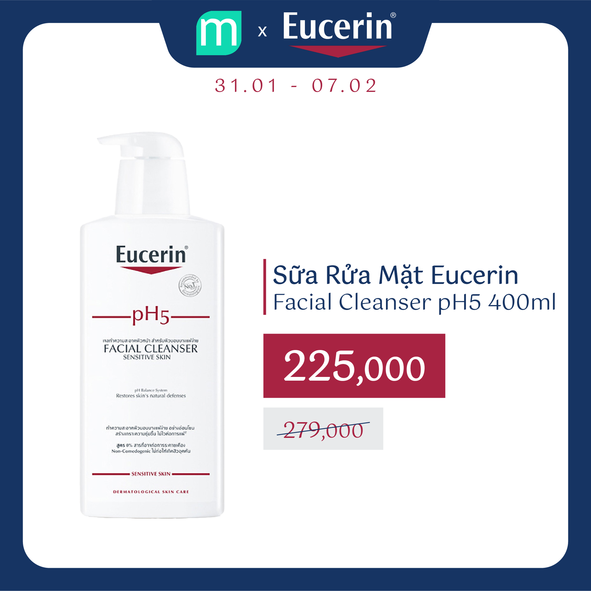 Mở Bát Quý Mão – Eucerin BÃO SALE 20% Toàn Bộ Sản Phẩm